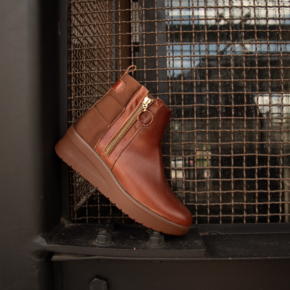 Botin ALAMEDA piel miel