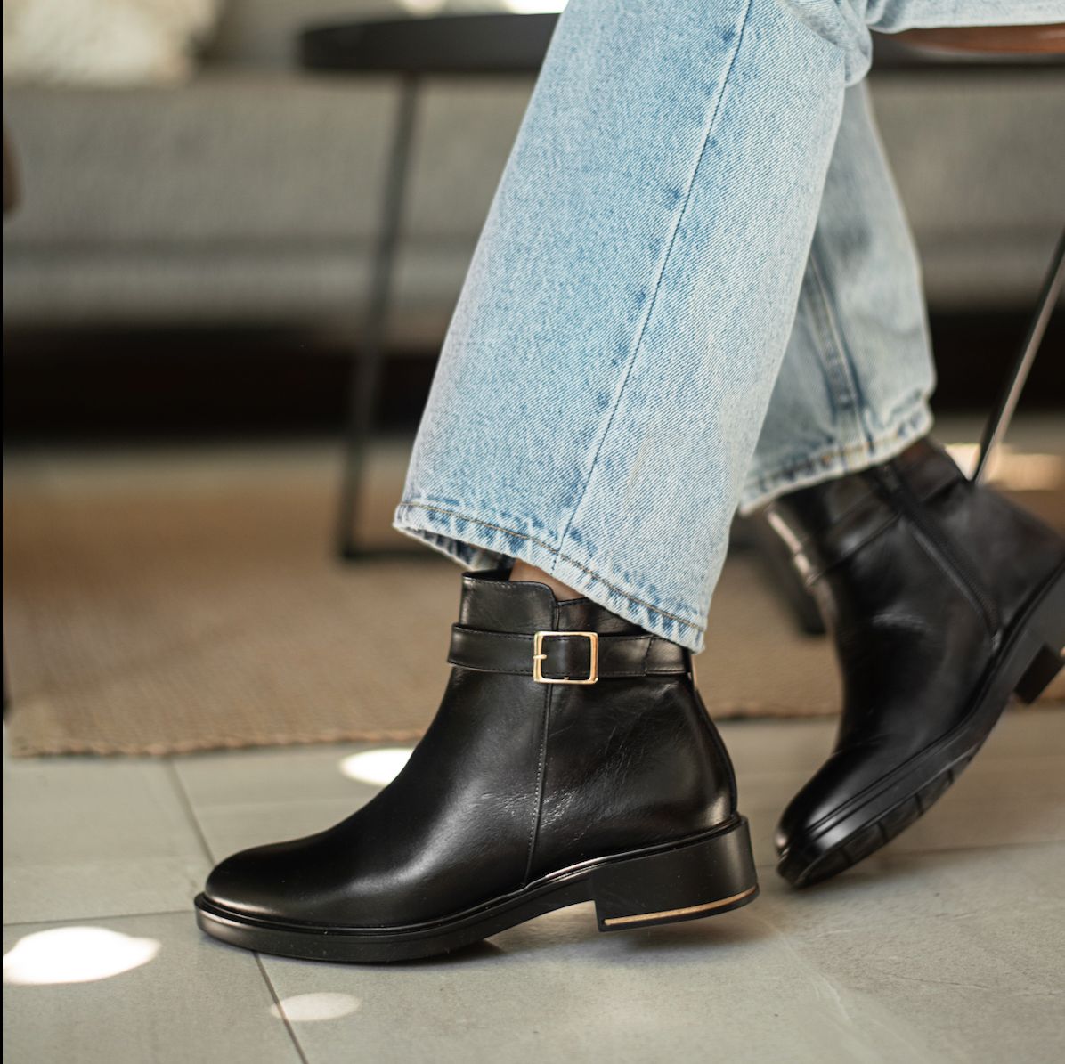 Botin LADY piel negro