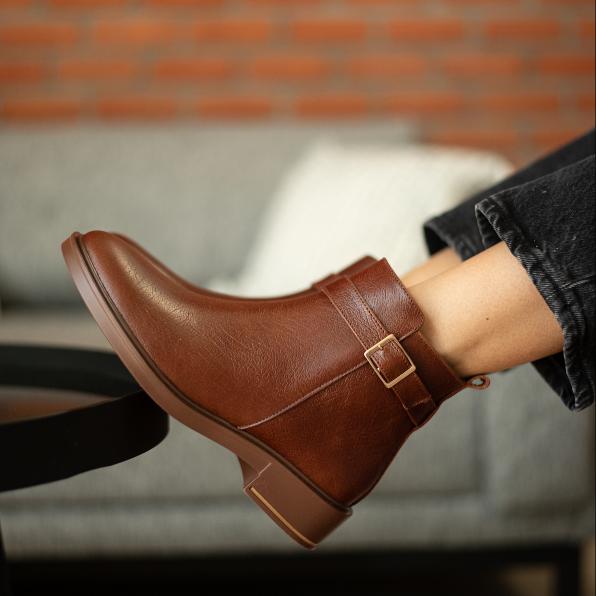 Botin LADY piel avellana