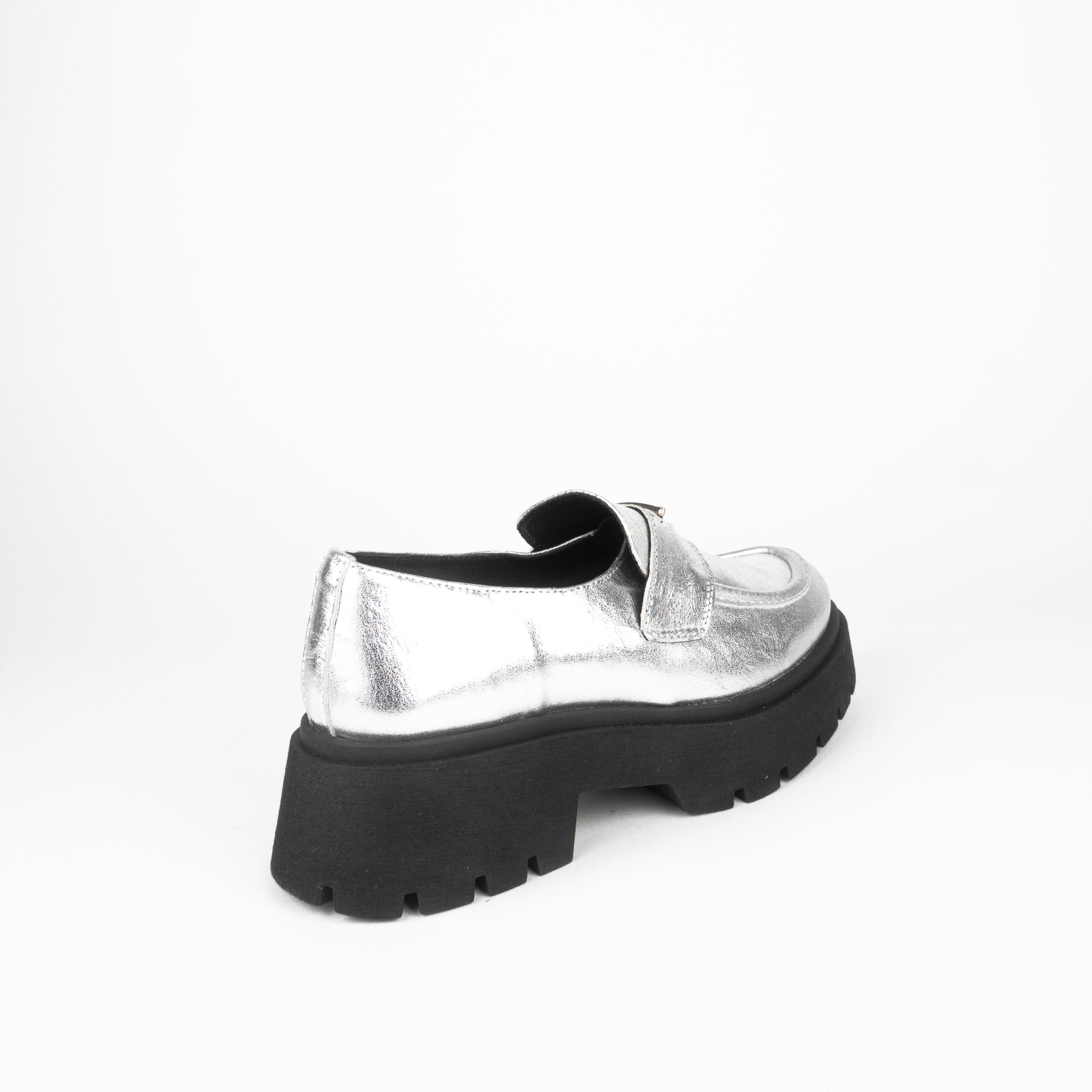 Mocasin PIPER piel plata