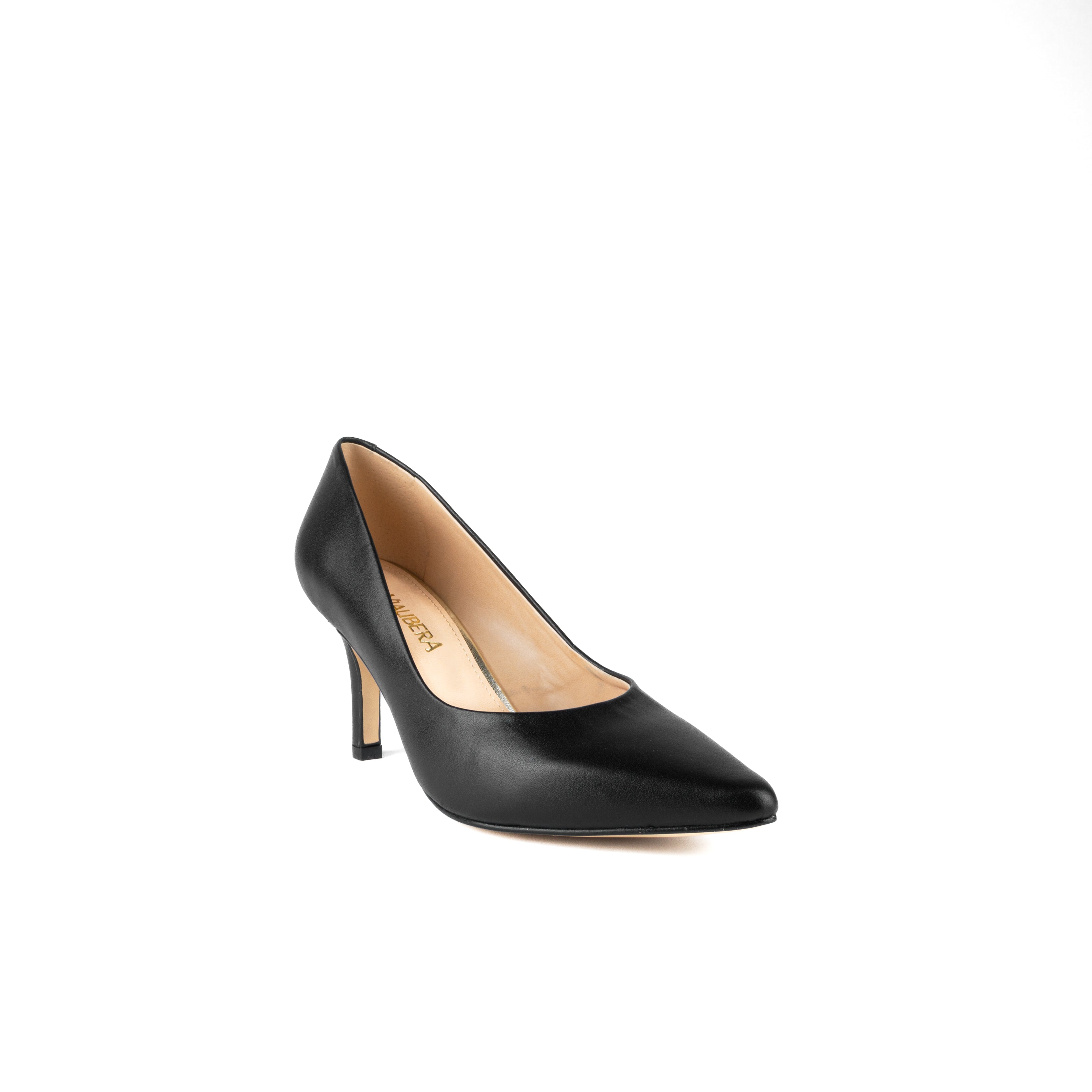 Zapatilla GLAM piel negro