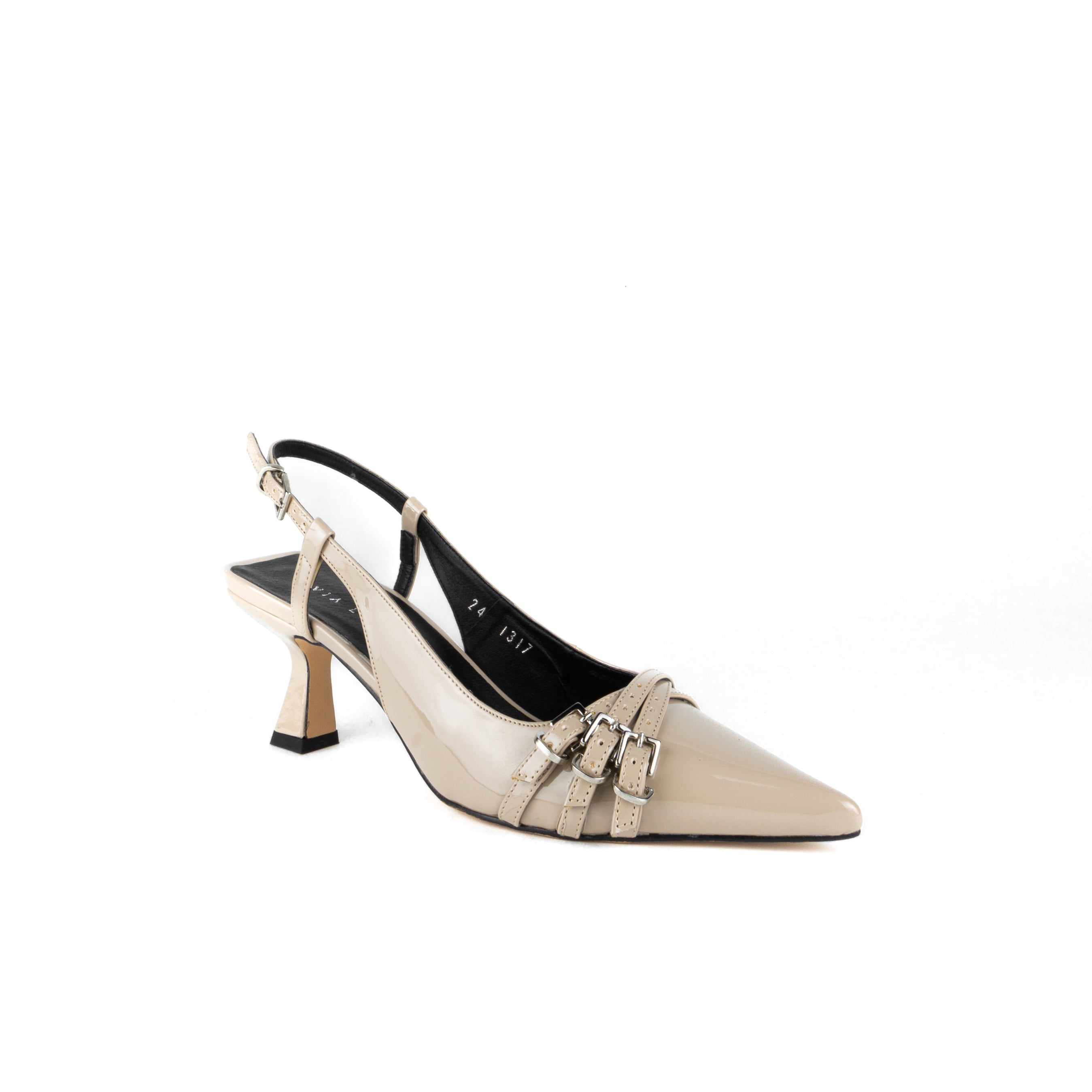 Zapatilla STRIPE charol clay