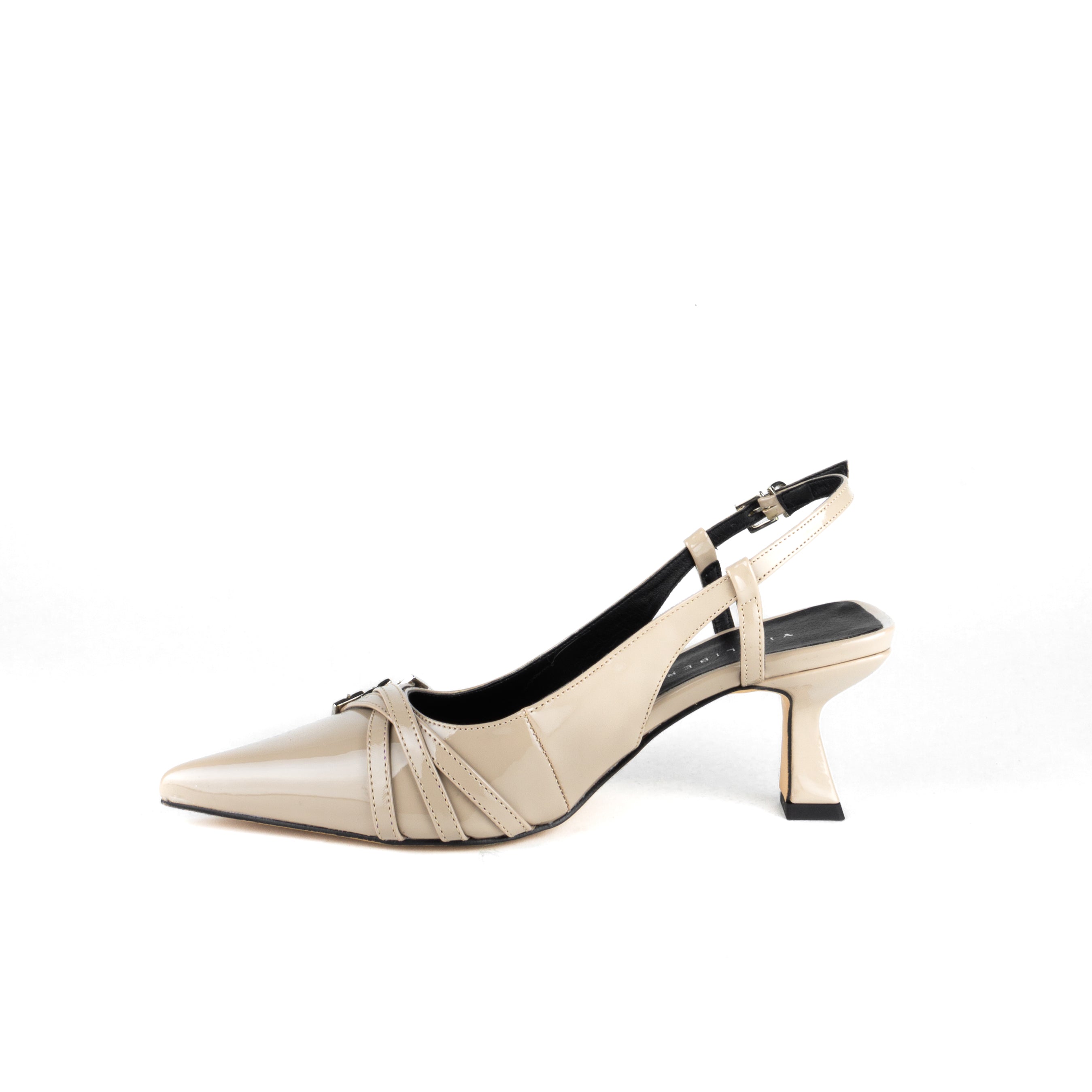 Zapatilla STRIPE charol clay