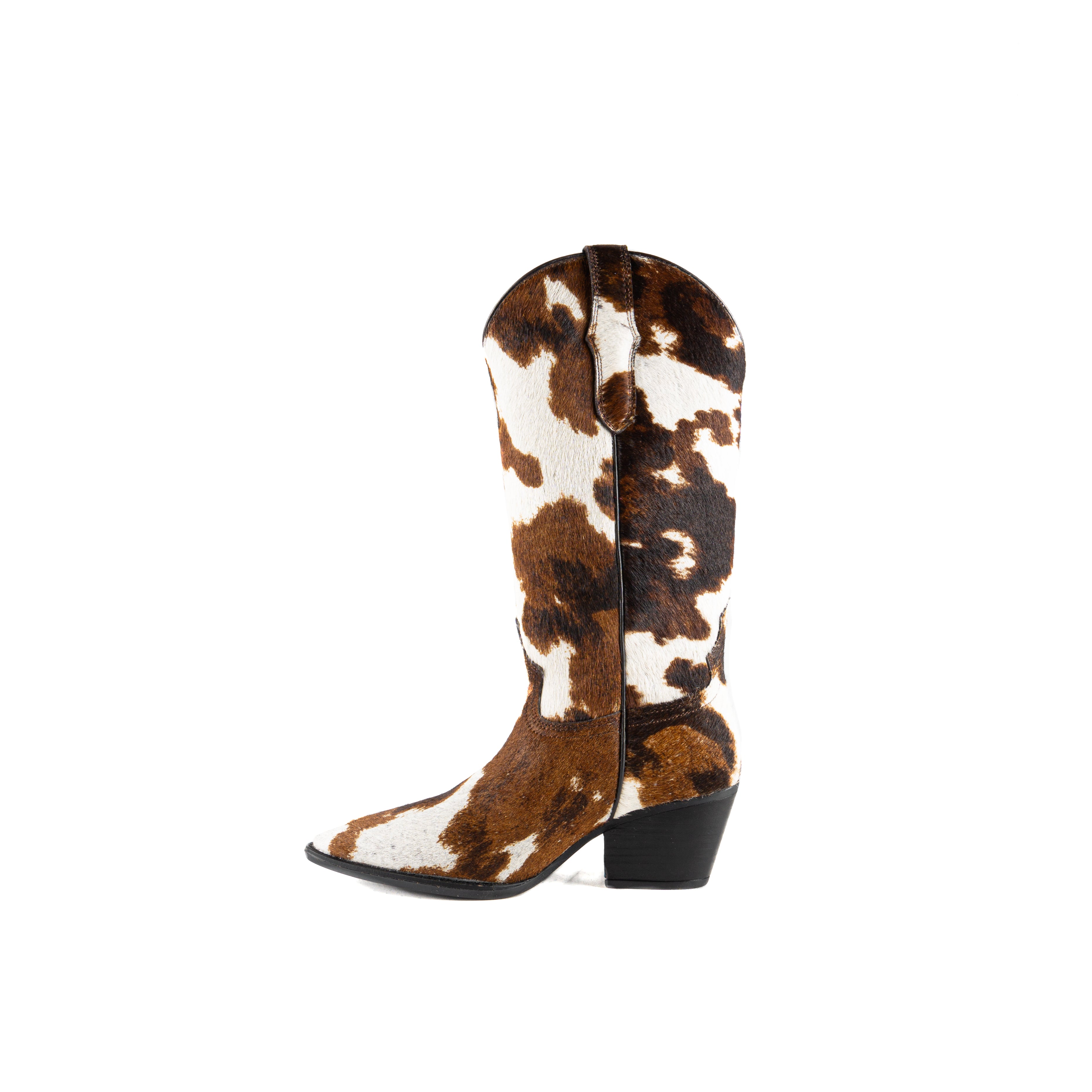 Bota piel TESS pelo cafe