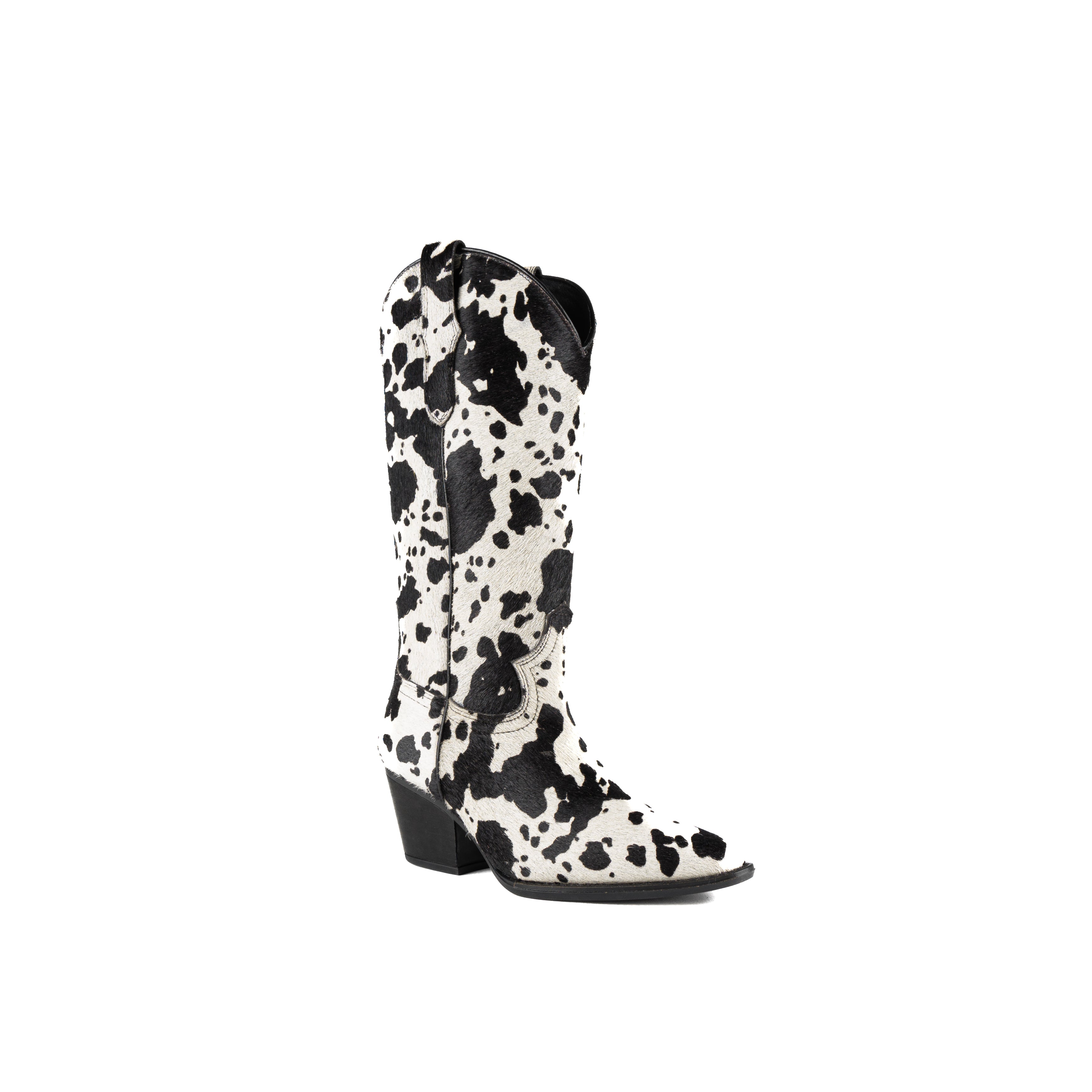 Bota piel TESS pelo negro