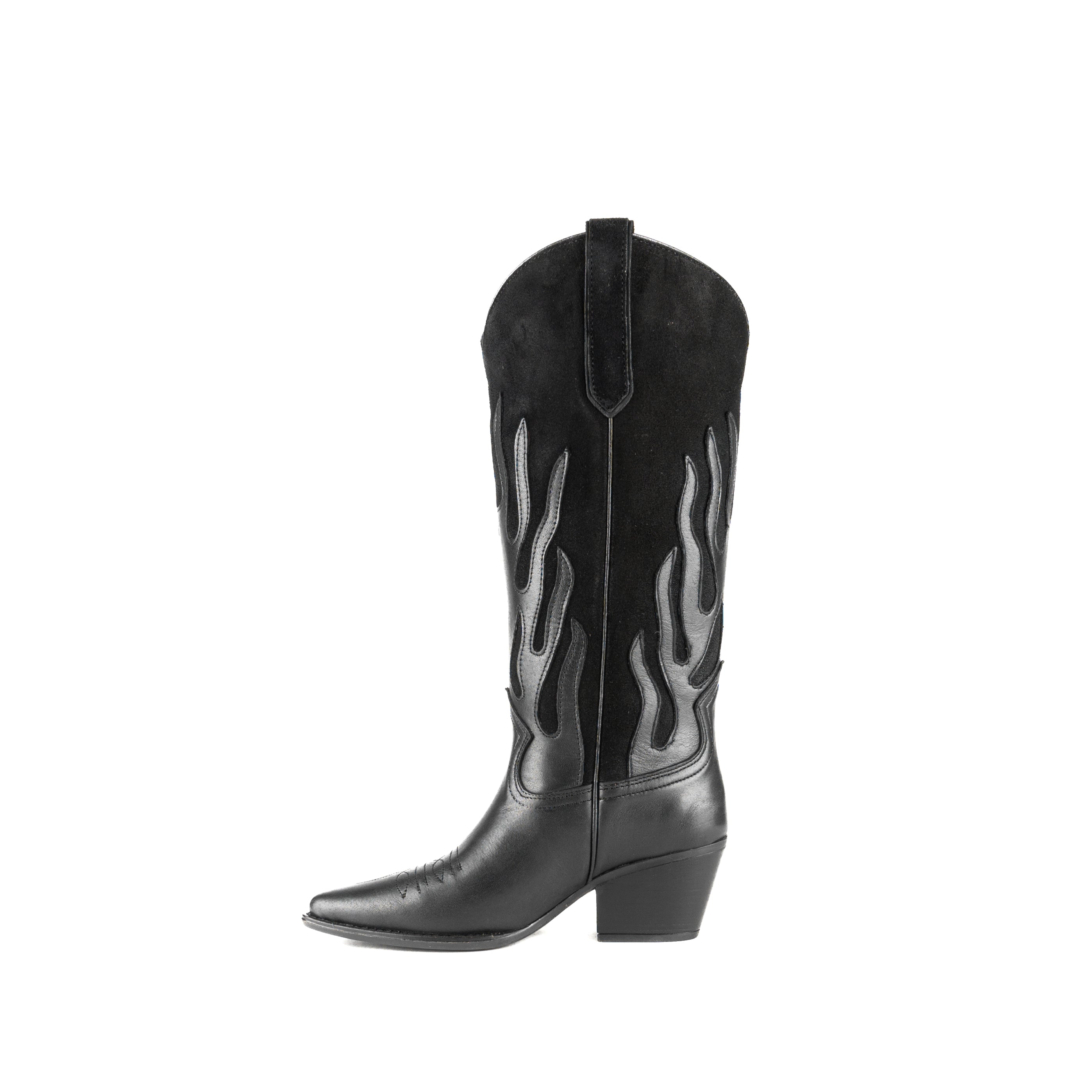 Bota MONTANA piel/gamuza negro