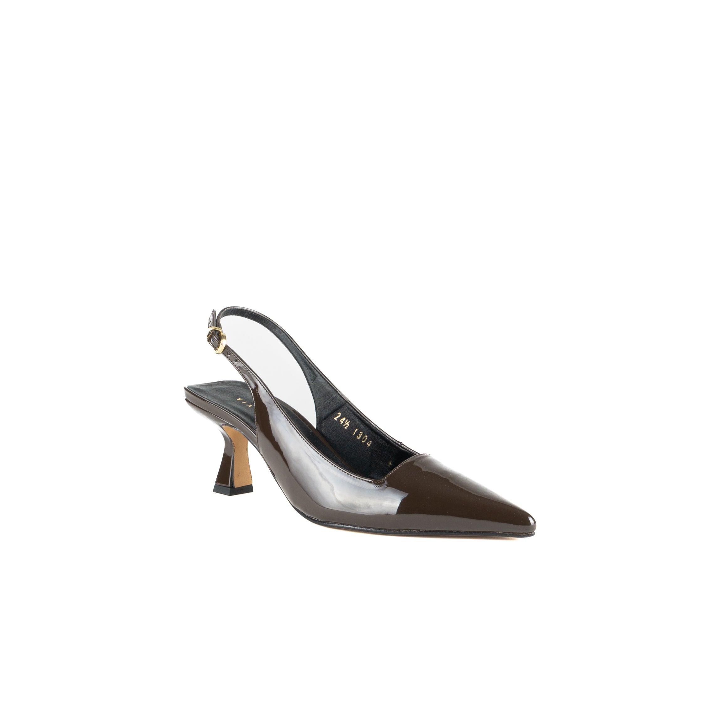 Zapatilla JANINE charol chocolate