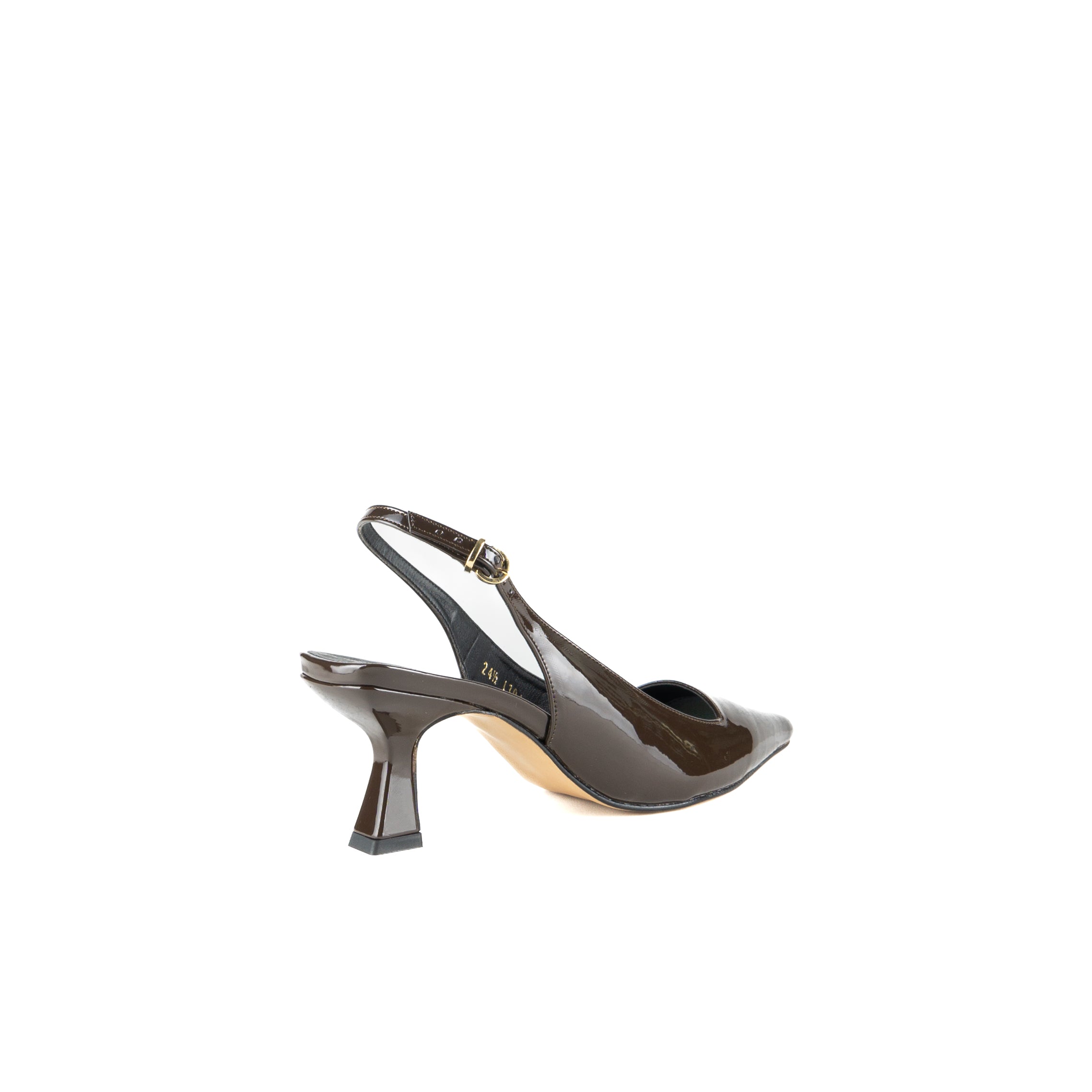 Zapatilla JANINE charol chocolate