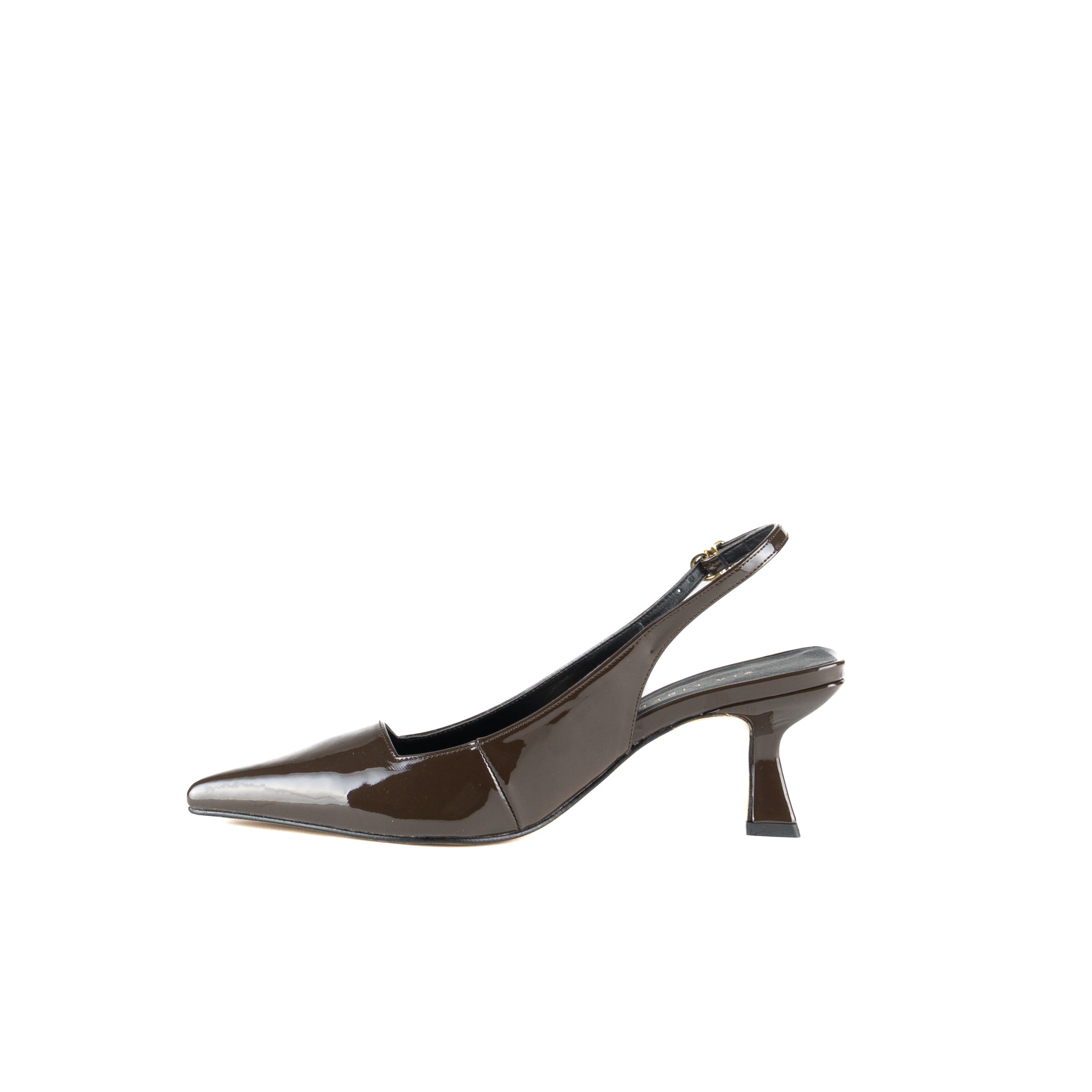 Zapatilla JANINE charol chocolate