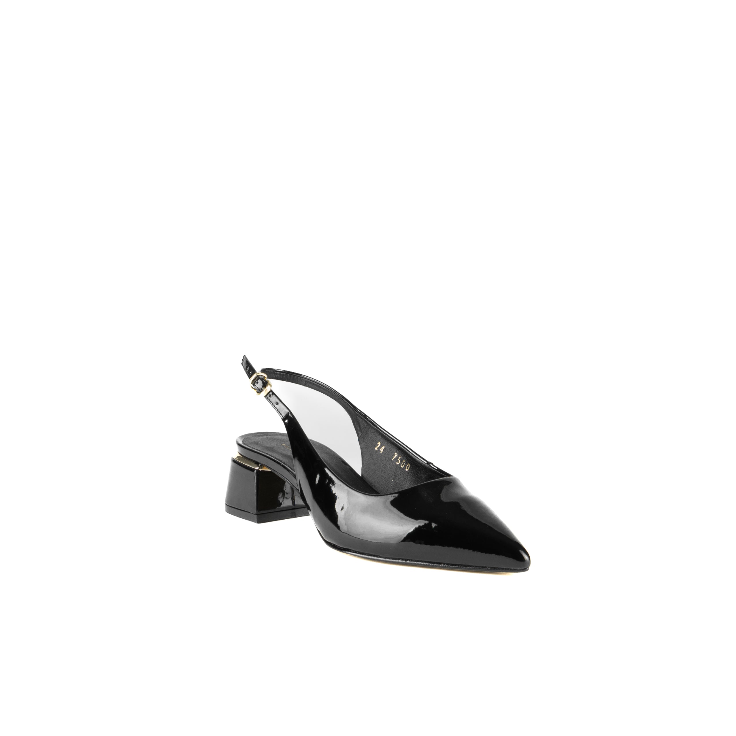 Zapatilla CATALINA charol negro