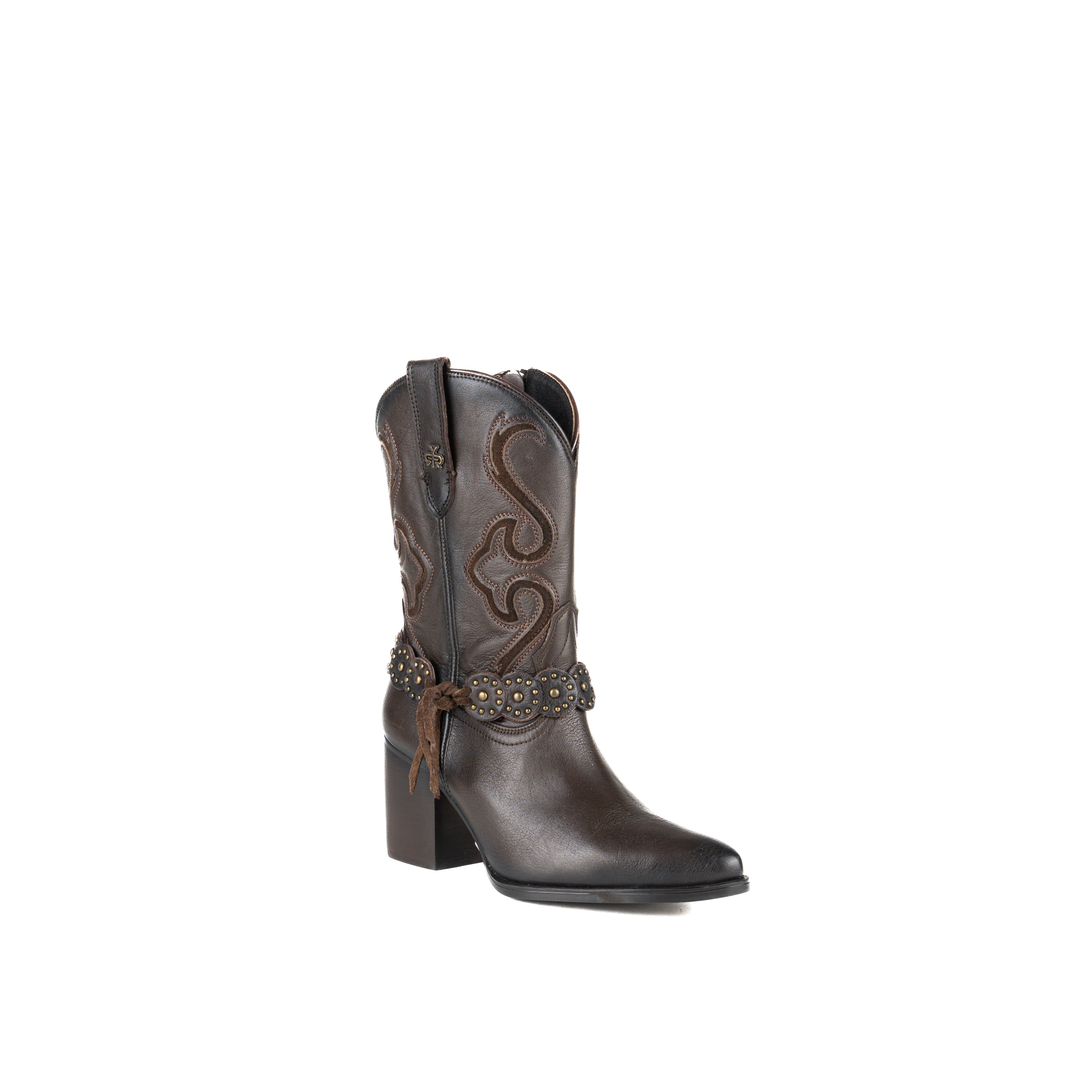 Bota CAVELLE piel cafe