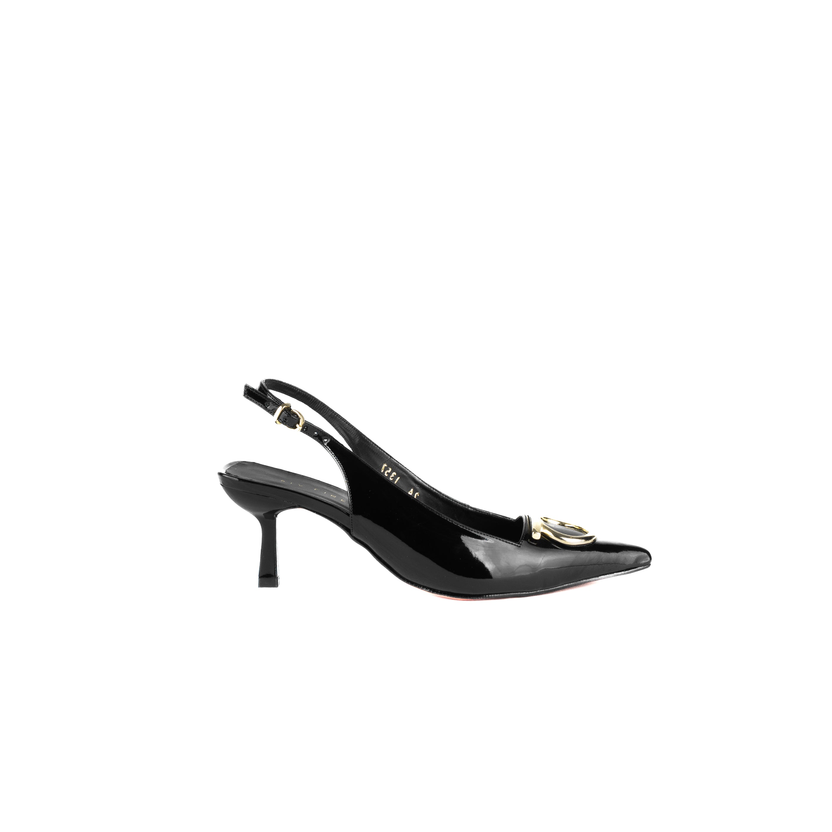 Zapatilla ROMY charol negro