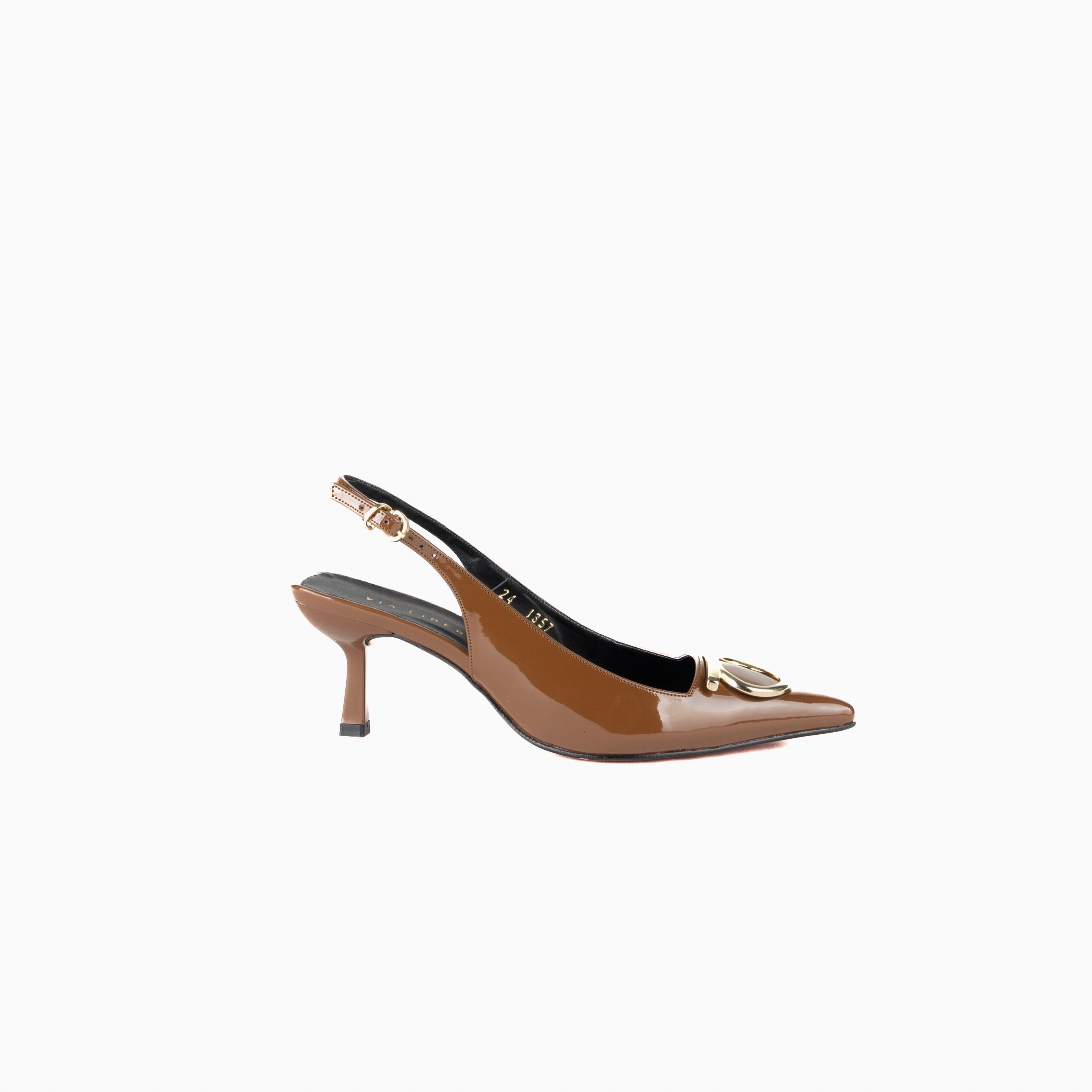 Zapatilla ROMY charol chocolate