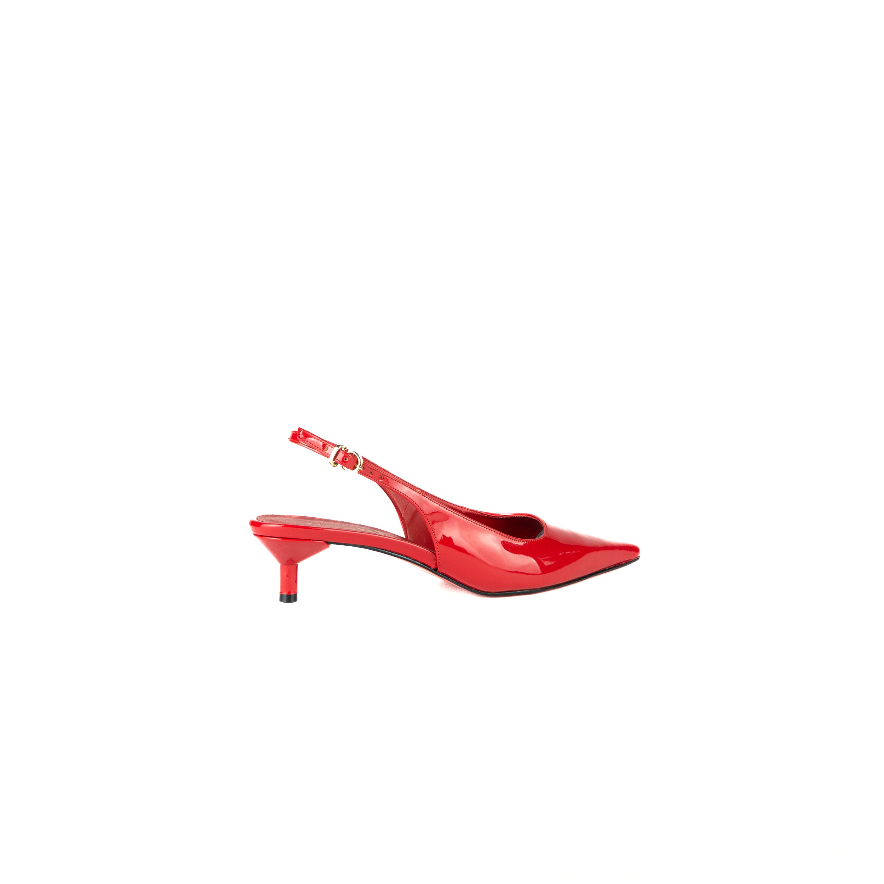 Zapatilla KITTEN charol rojo