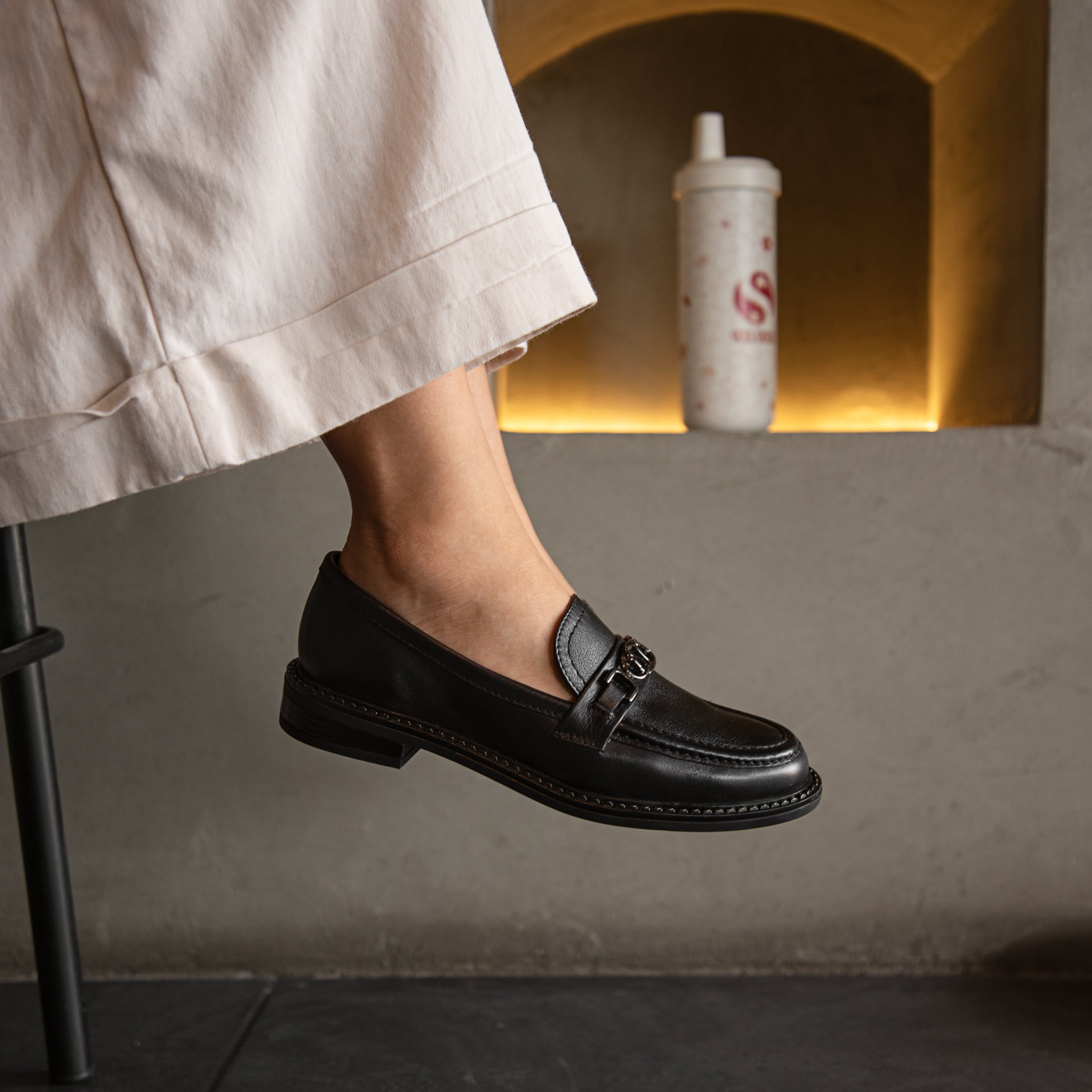 Mocasin BLAIR piel negro