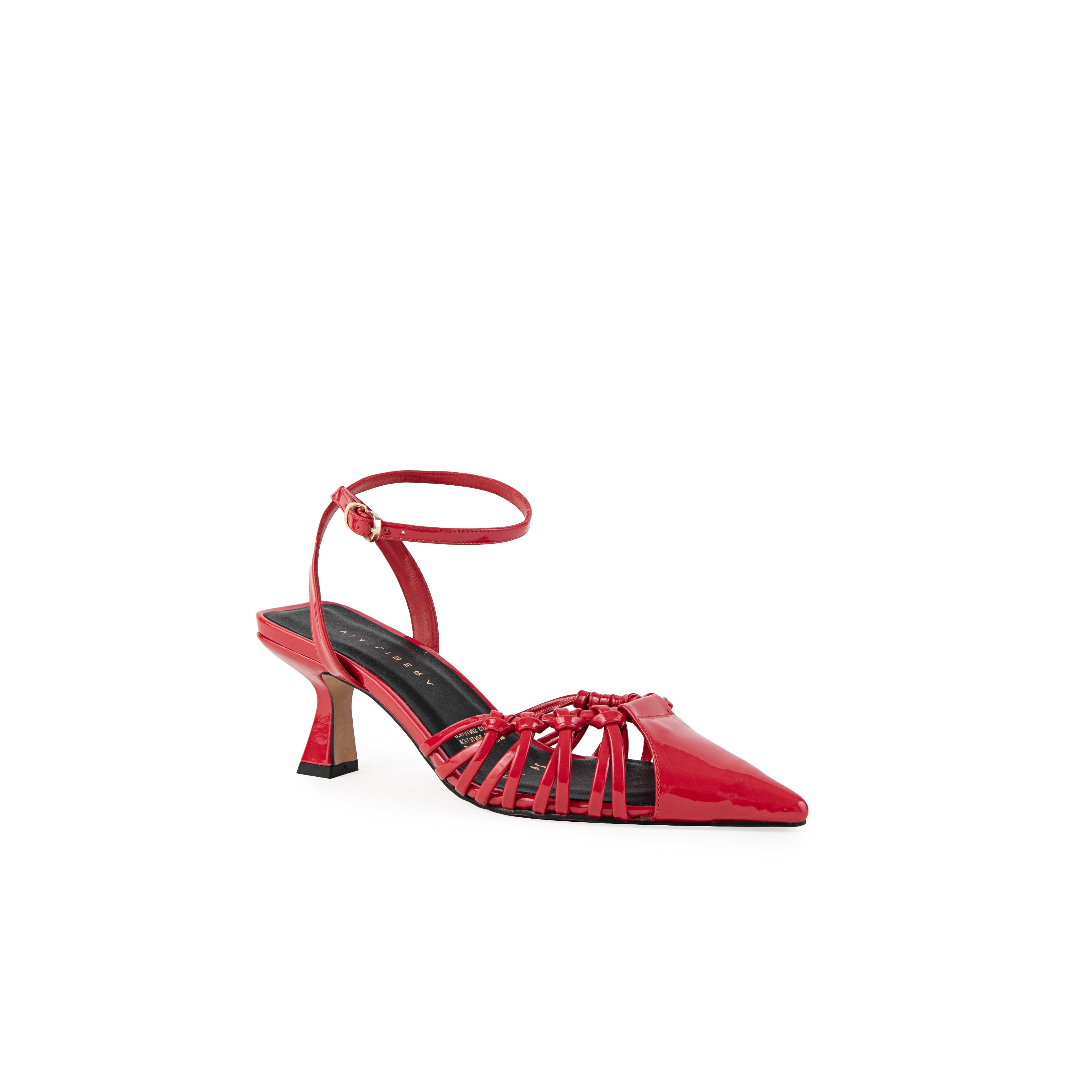 Zapatilla ONYX charol rojo
