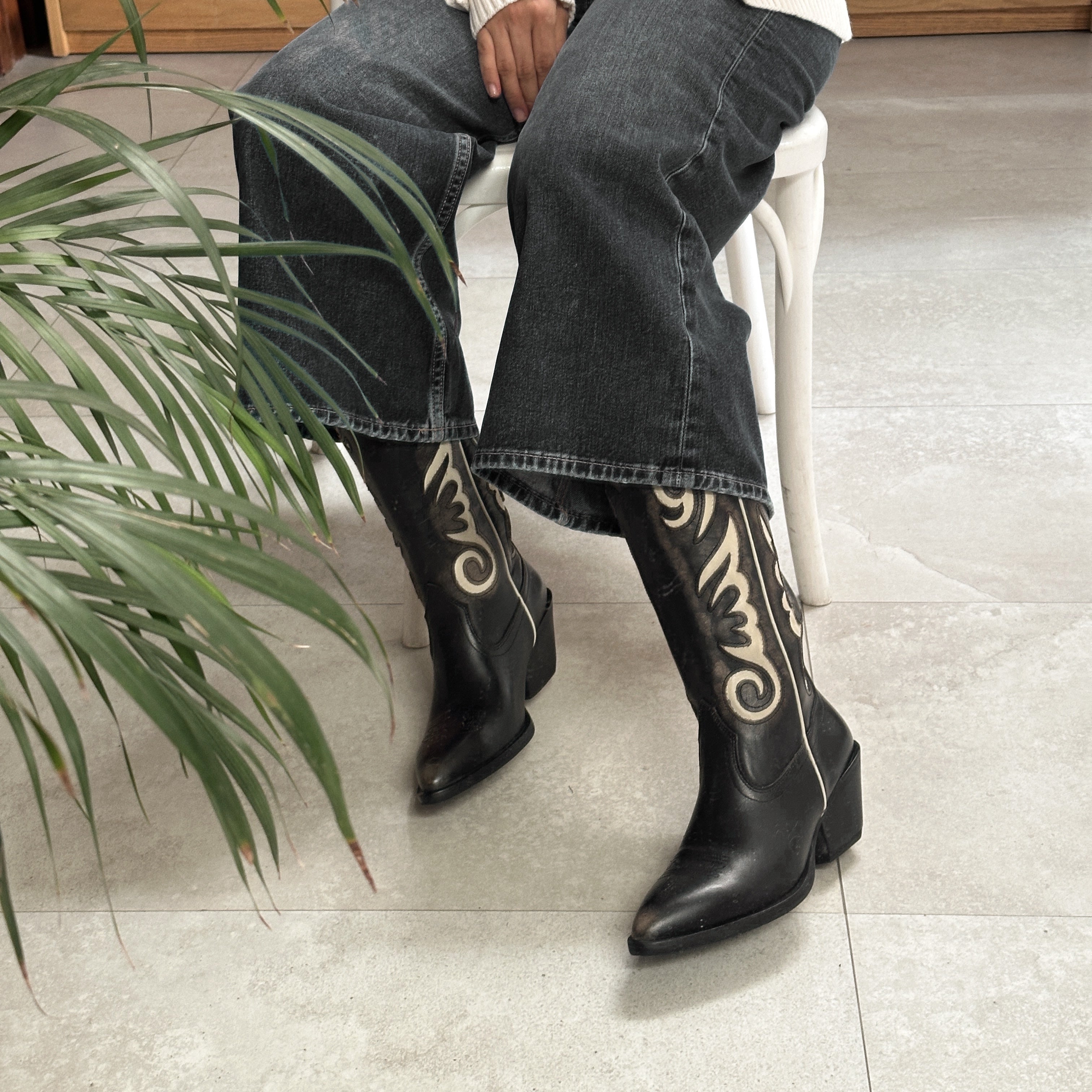 Bota DAFNE piel nude