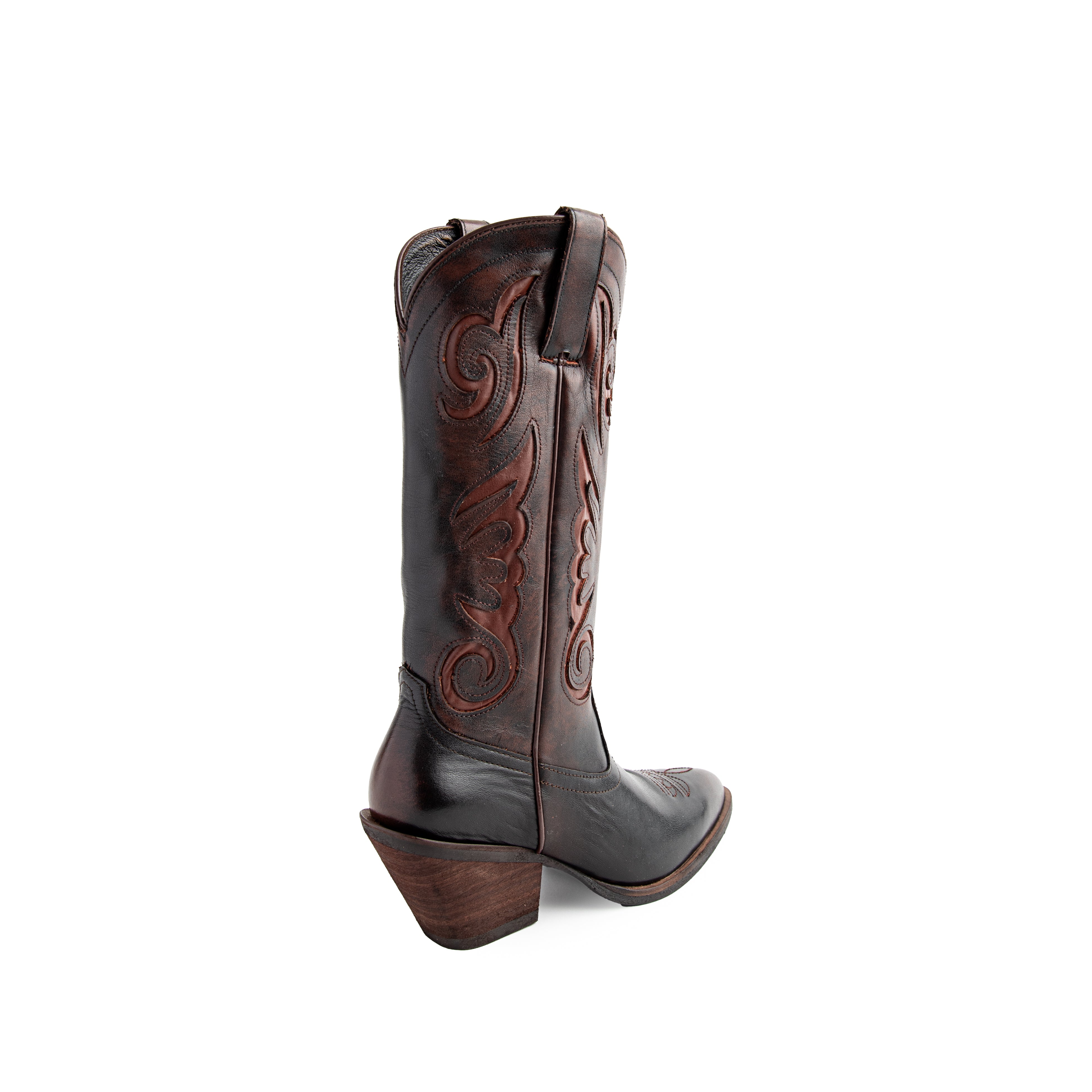 Bota DAFNE piel cognac