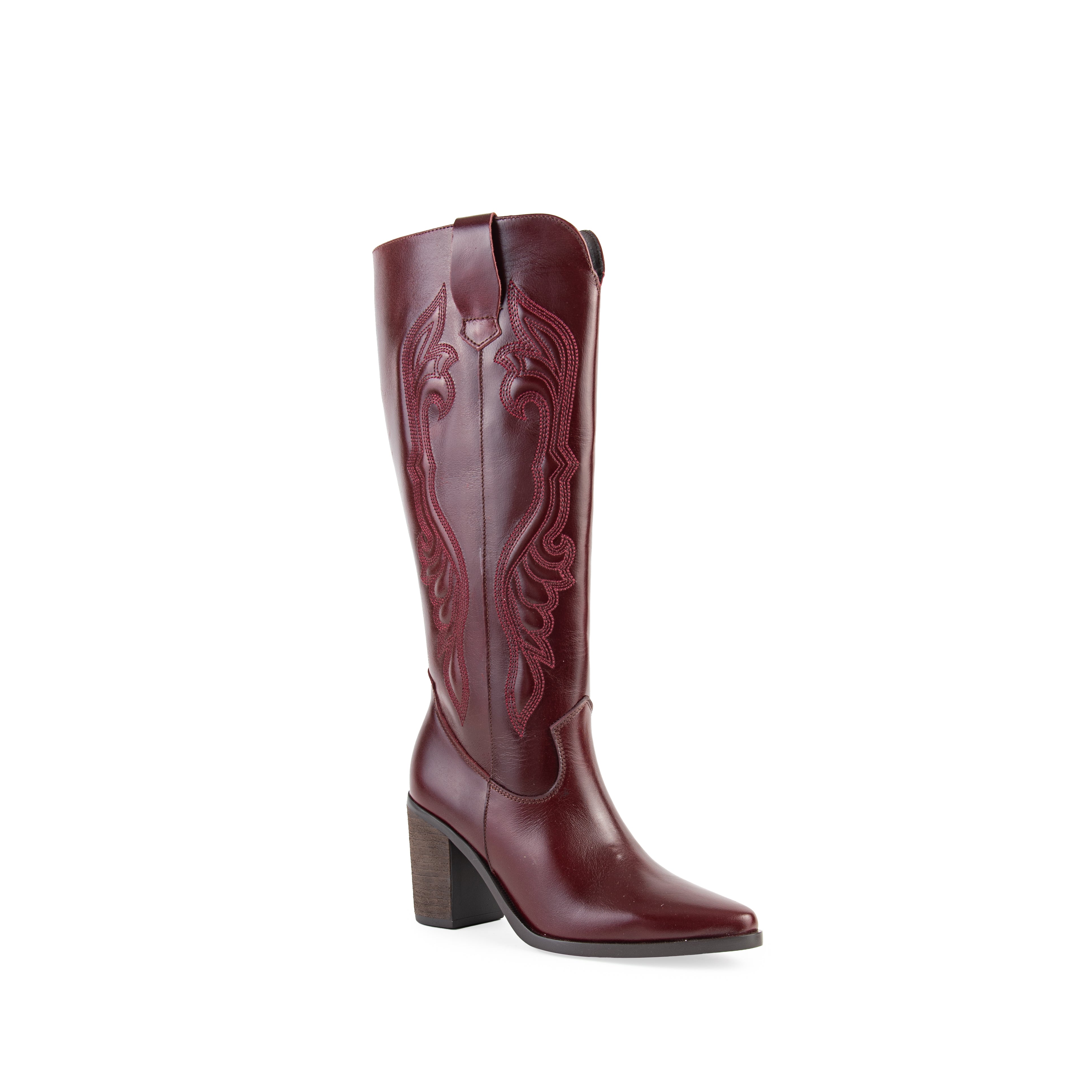 Bota KIRA piel burgundy