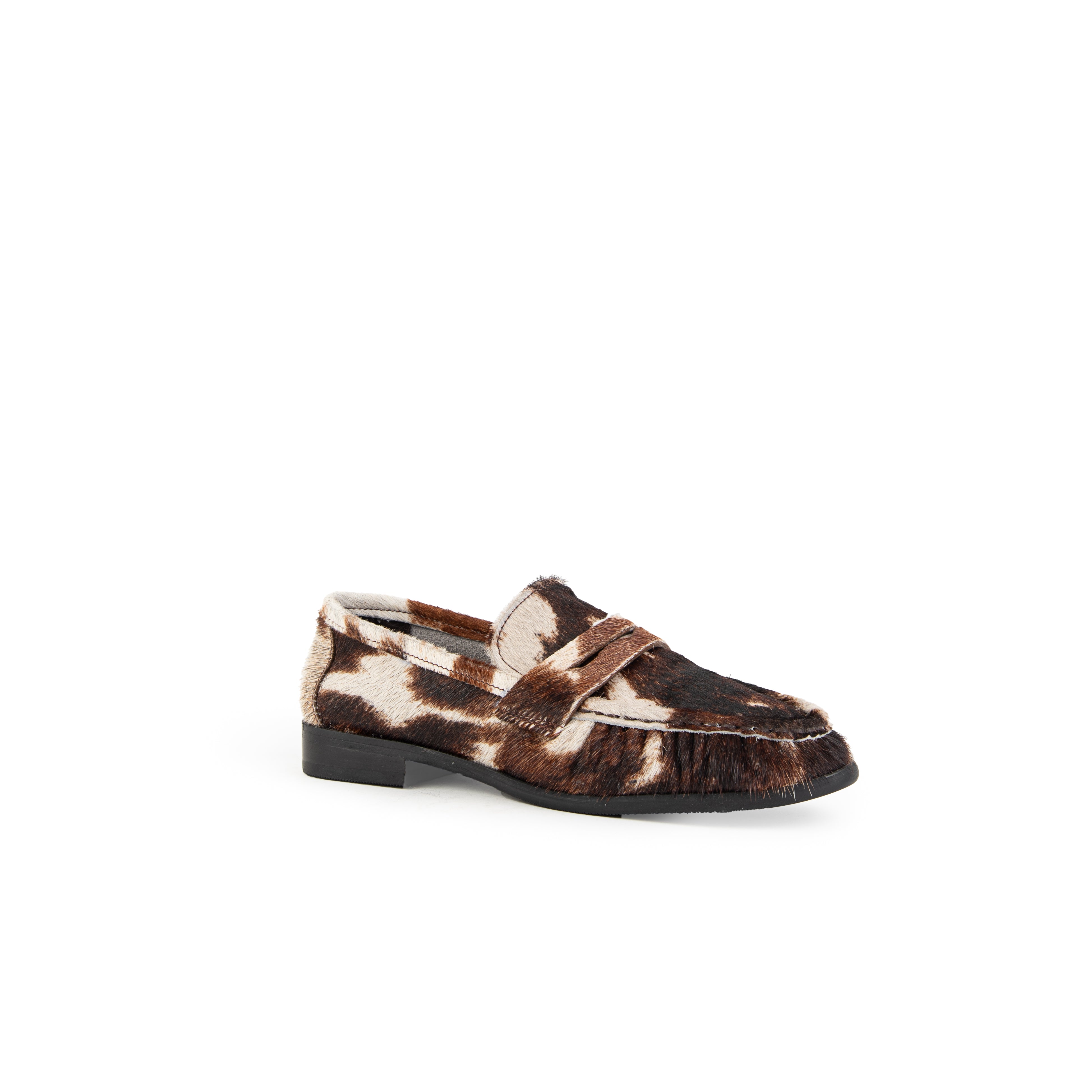 Mocasin LUCCA pelo cafe