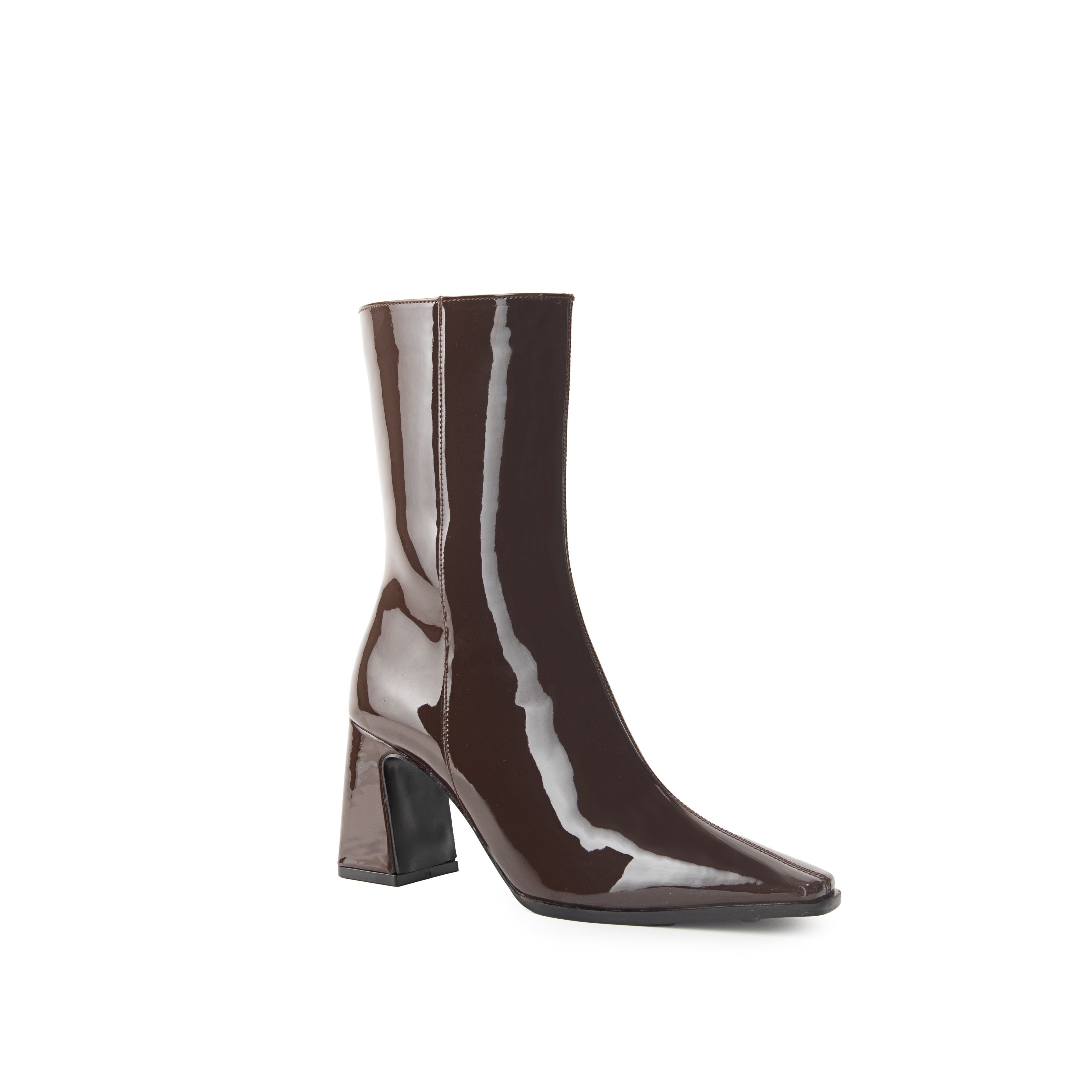 Botín CIARA charol moka