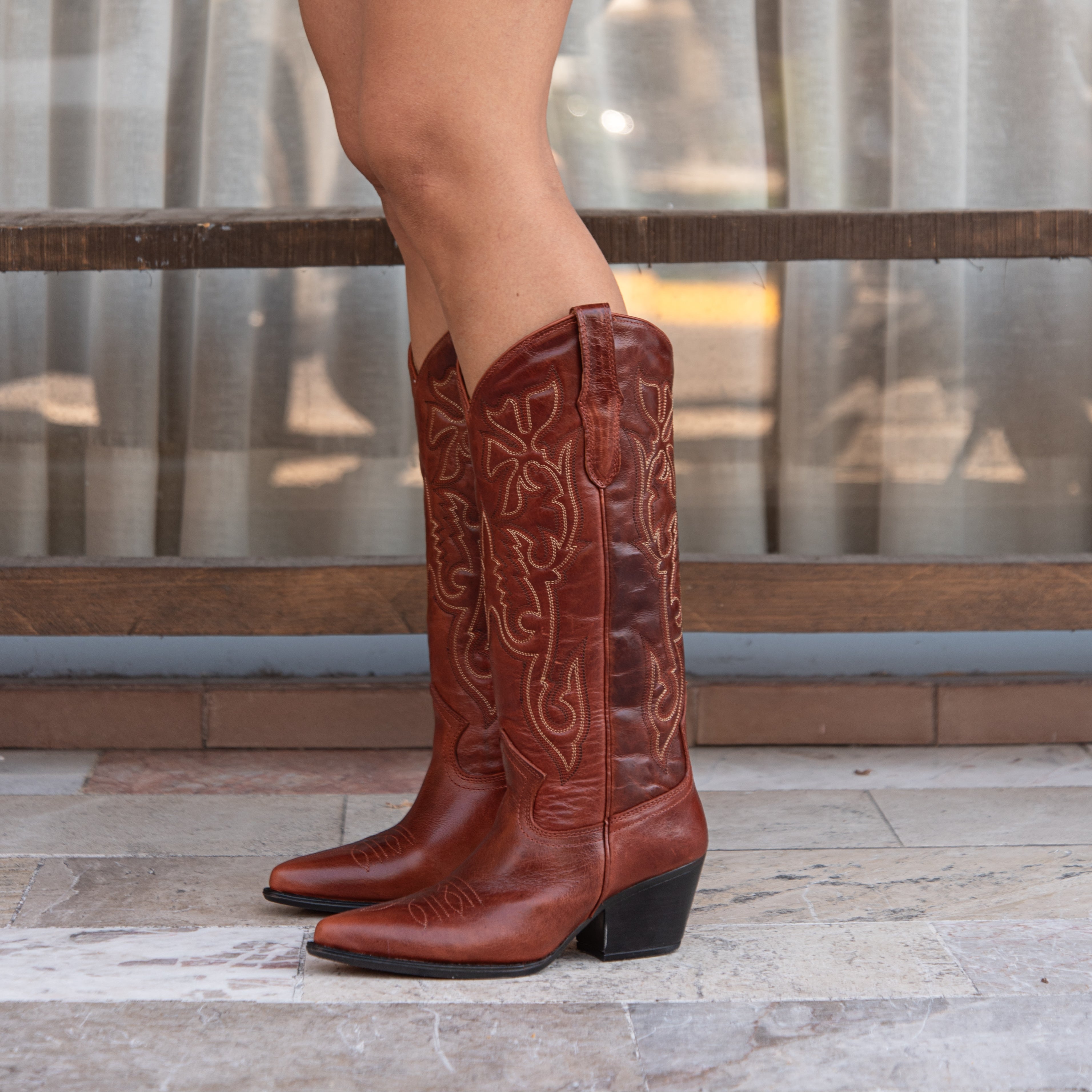 Bota MILLIE piel miel