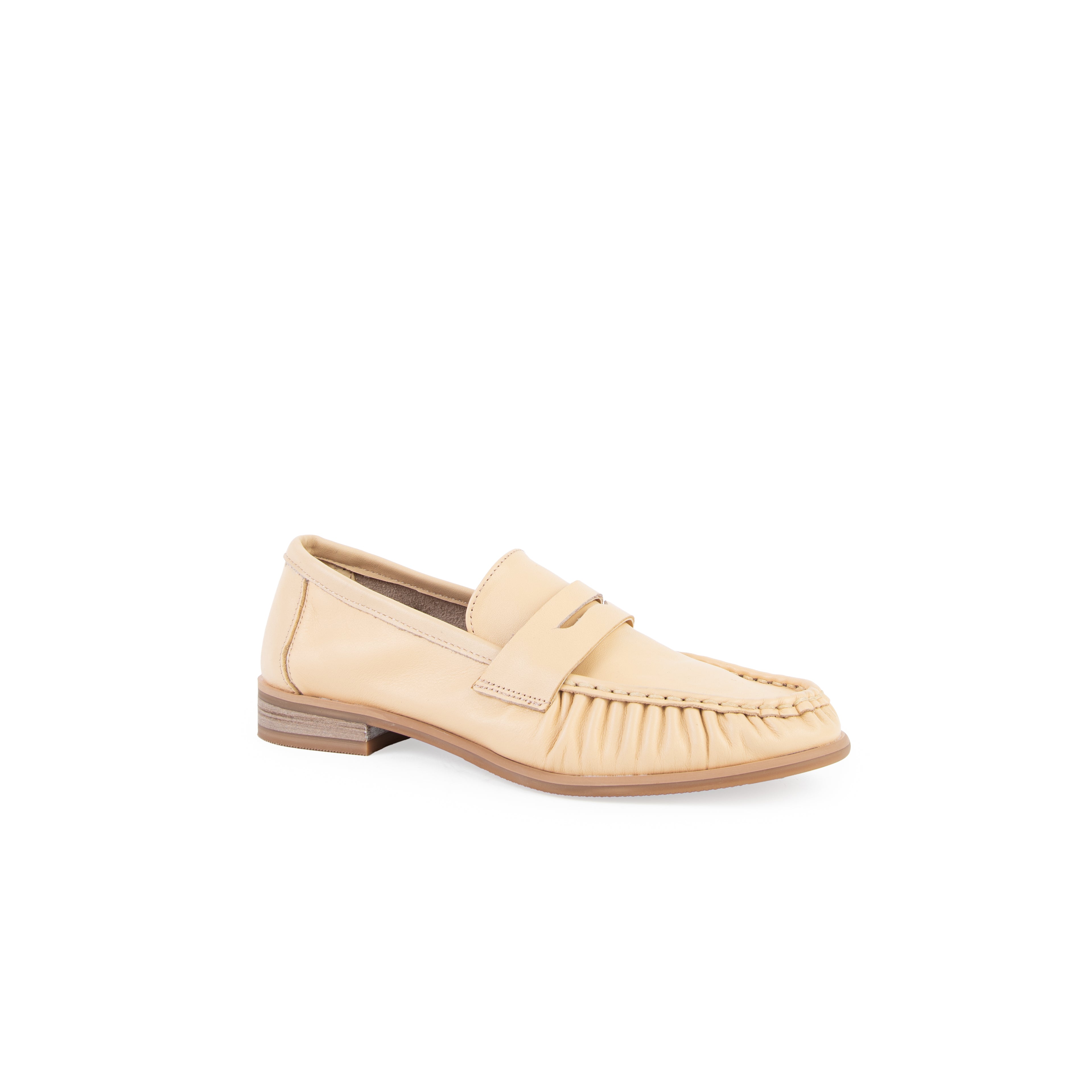 Mocasin LUCCA piel mantequilla