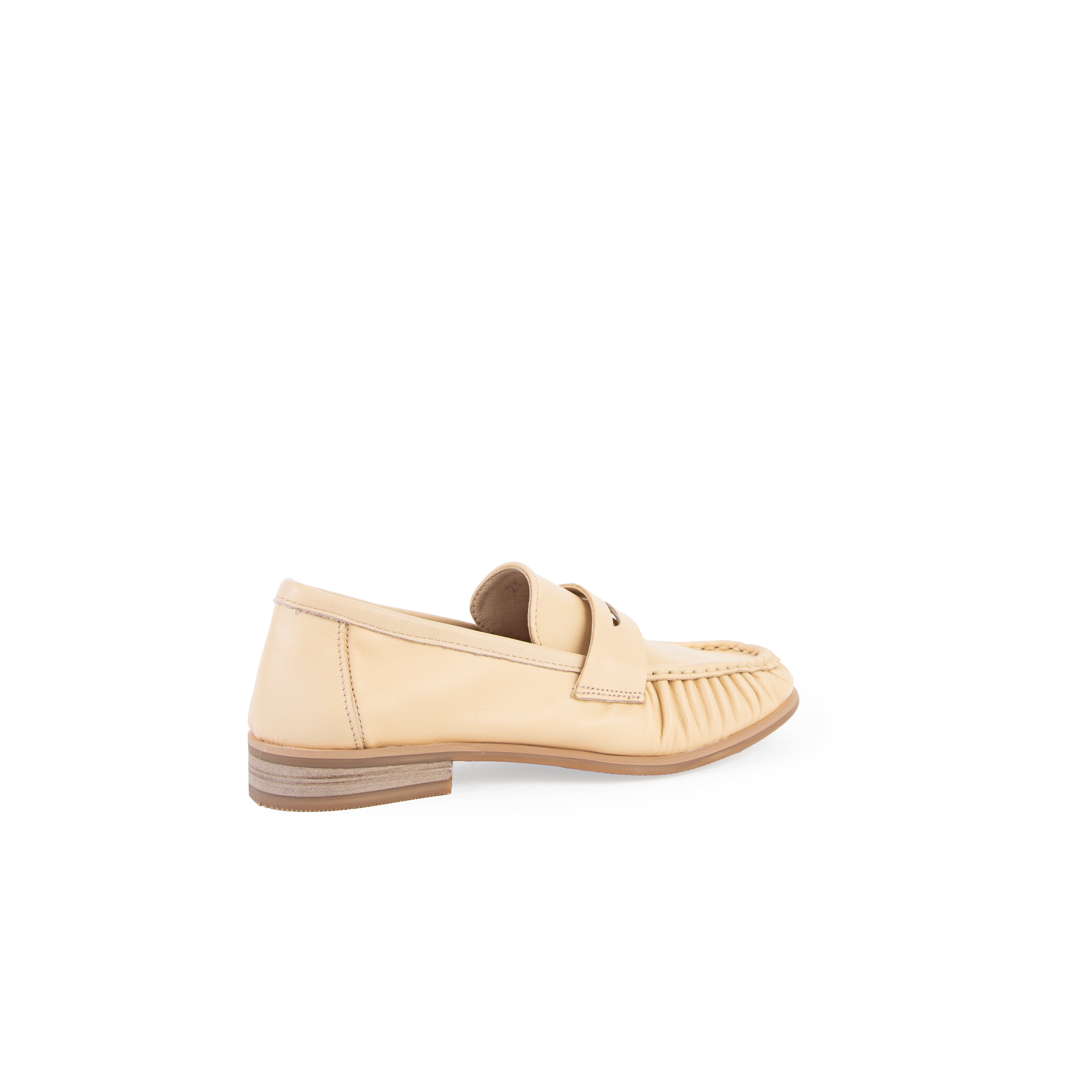Mocasin LUCCA piel mantequilla