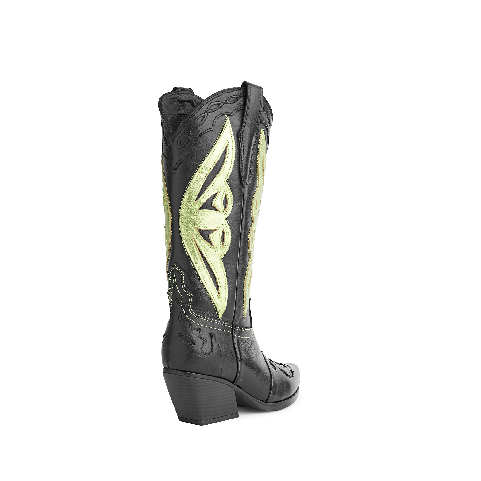 Bota JOSIE negro verde