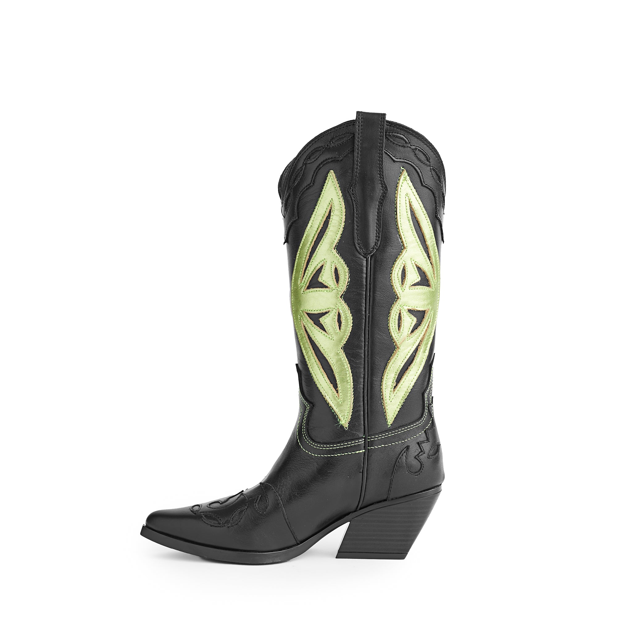 Bota JOSIE negro verde