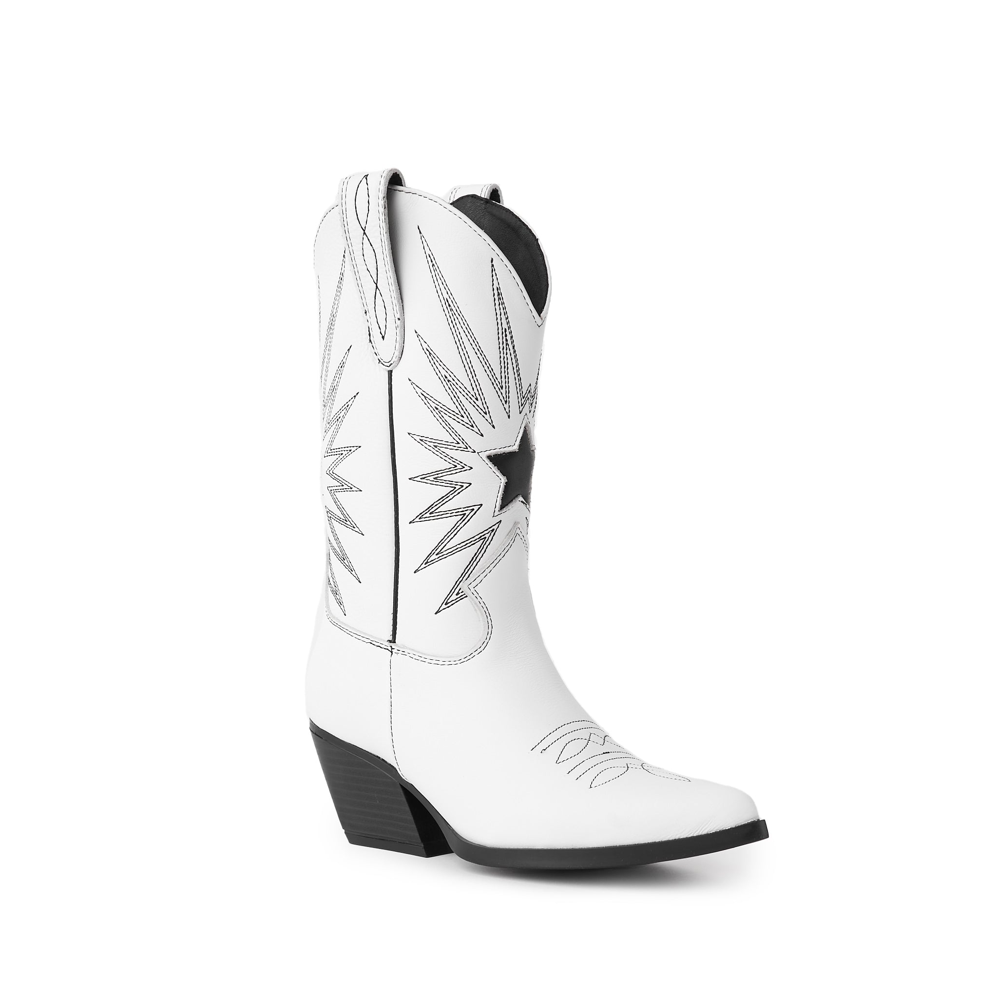 Bota DAKOTA piel blanco