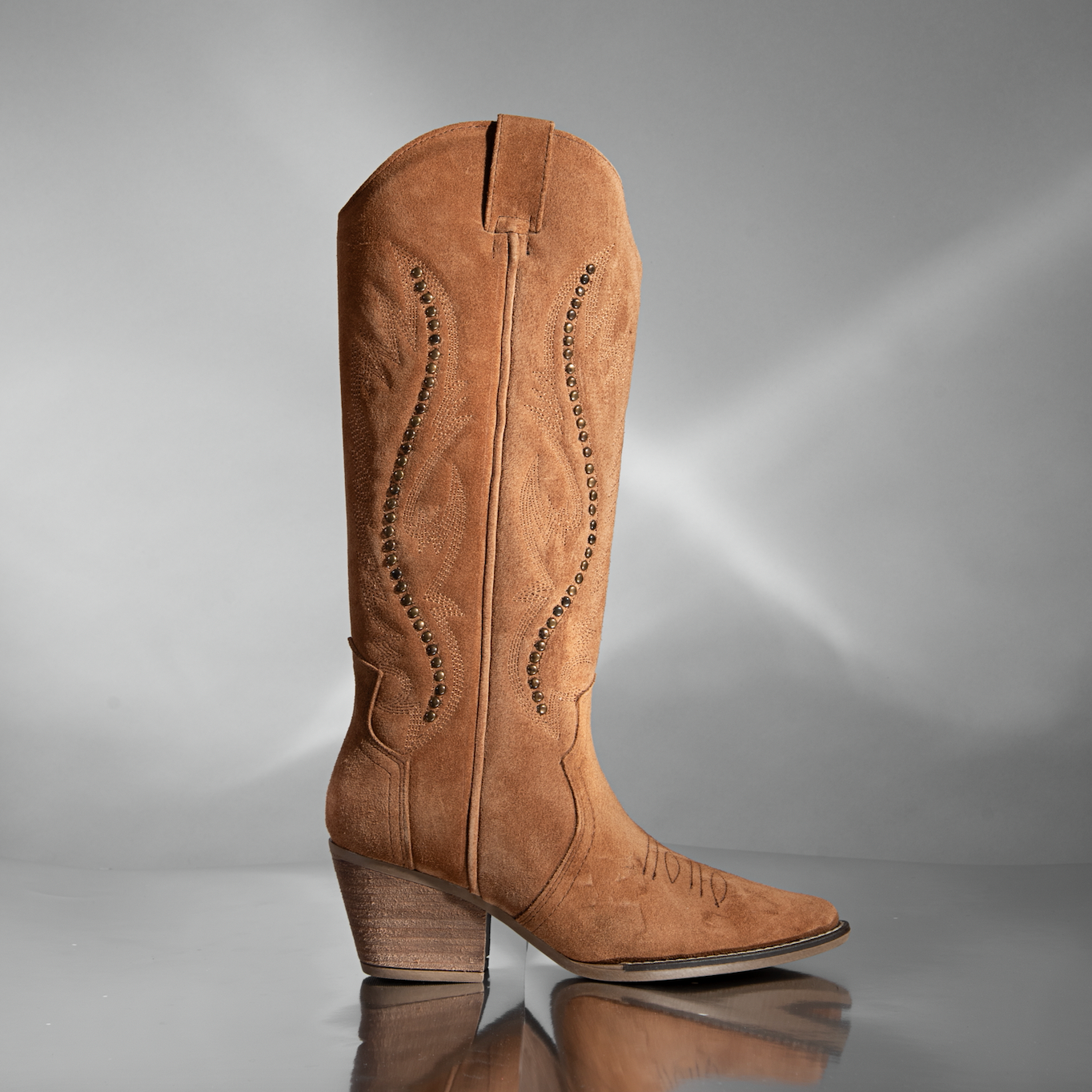 Bota BETH gamuza whisky