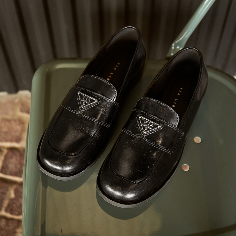 Mocasín LAU piel negro