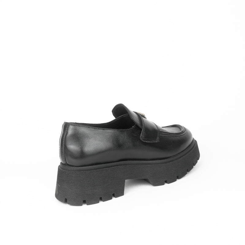 Mocasin PIPER piel negro