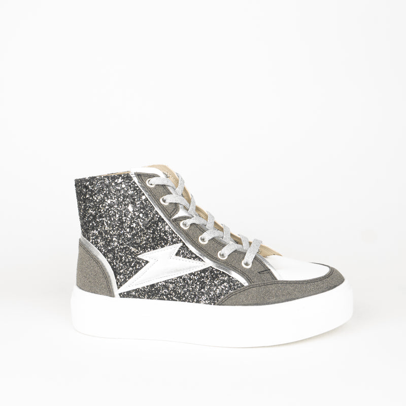Tenis FLASH XL blanco/plata