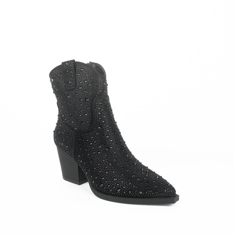 Botin HANDEL piedras negro