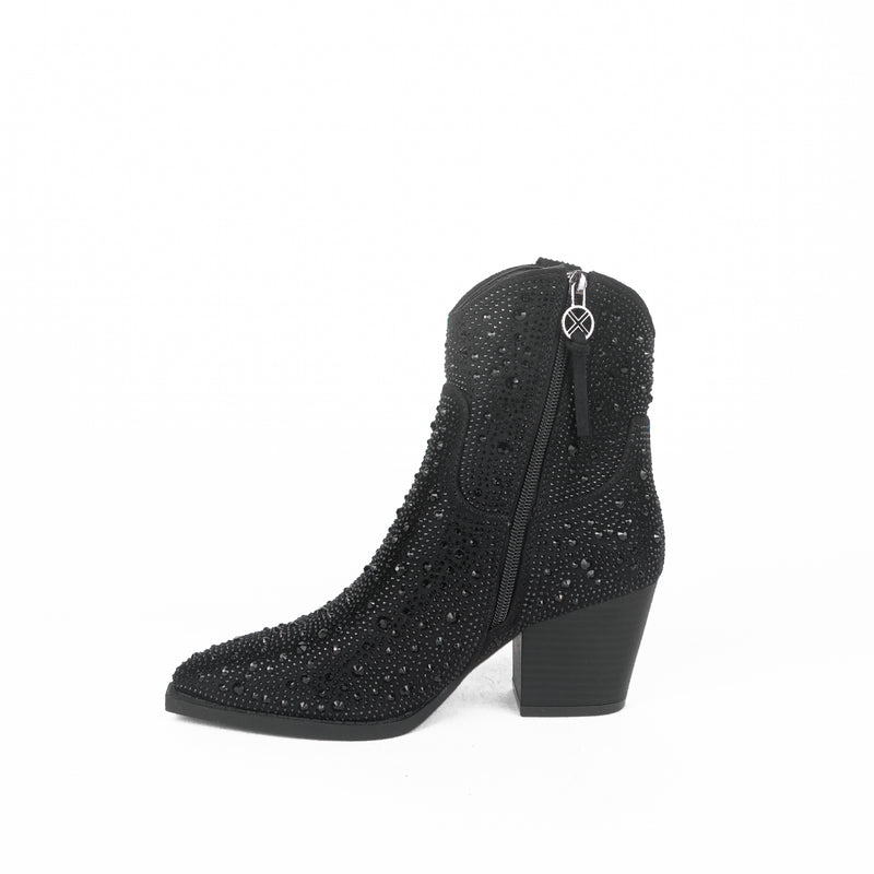 Botin HANDEL piedras negro