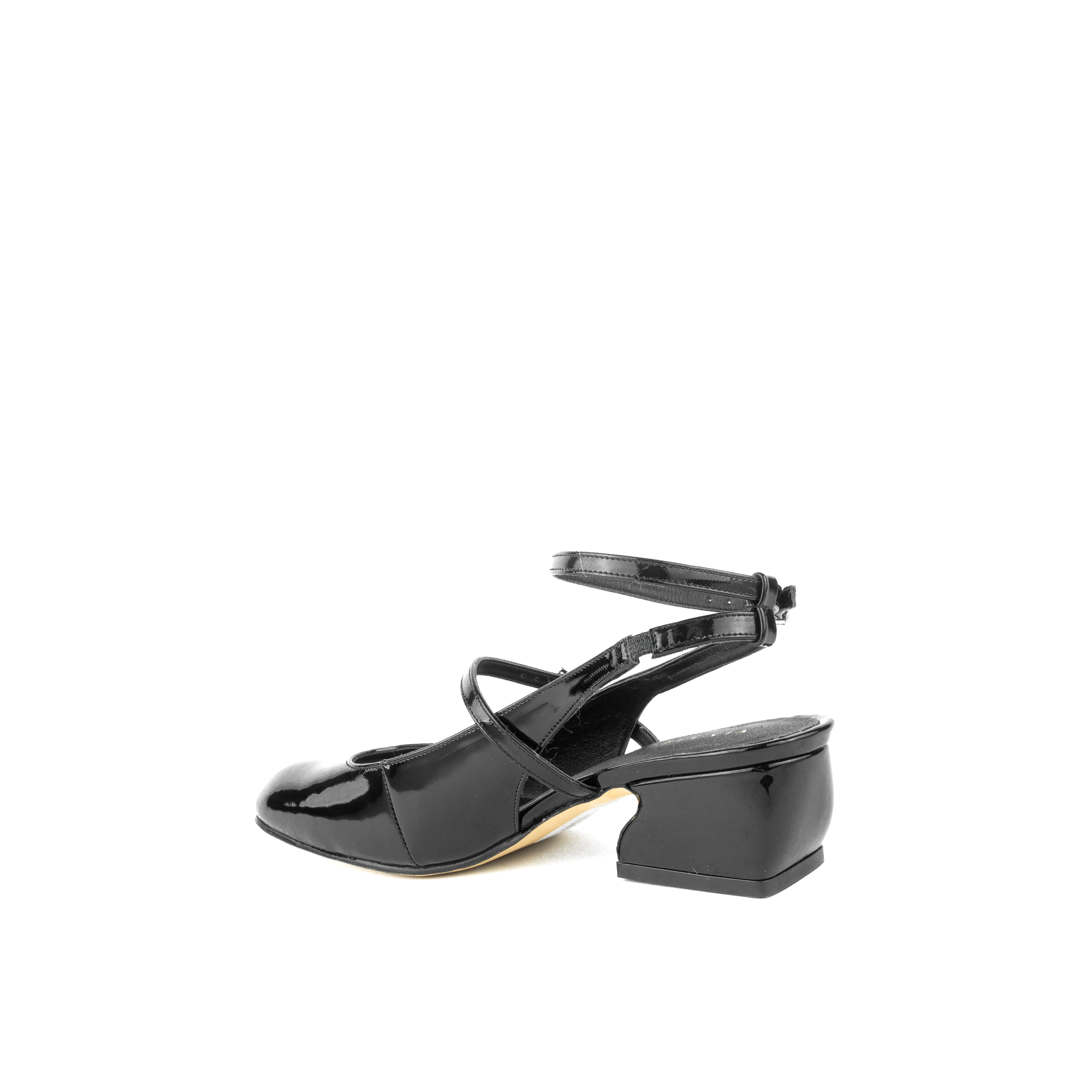 Zapatillas MIKO charol negro