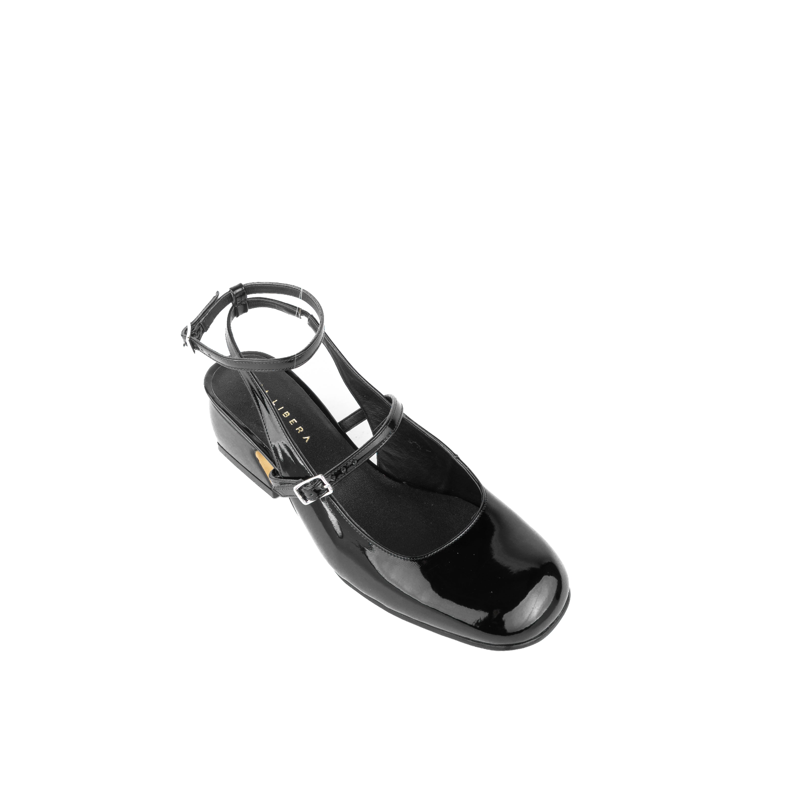 Zapatillas MIKO charol negro