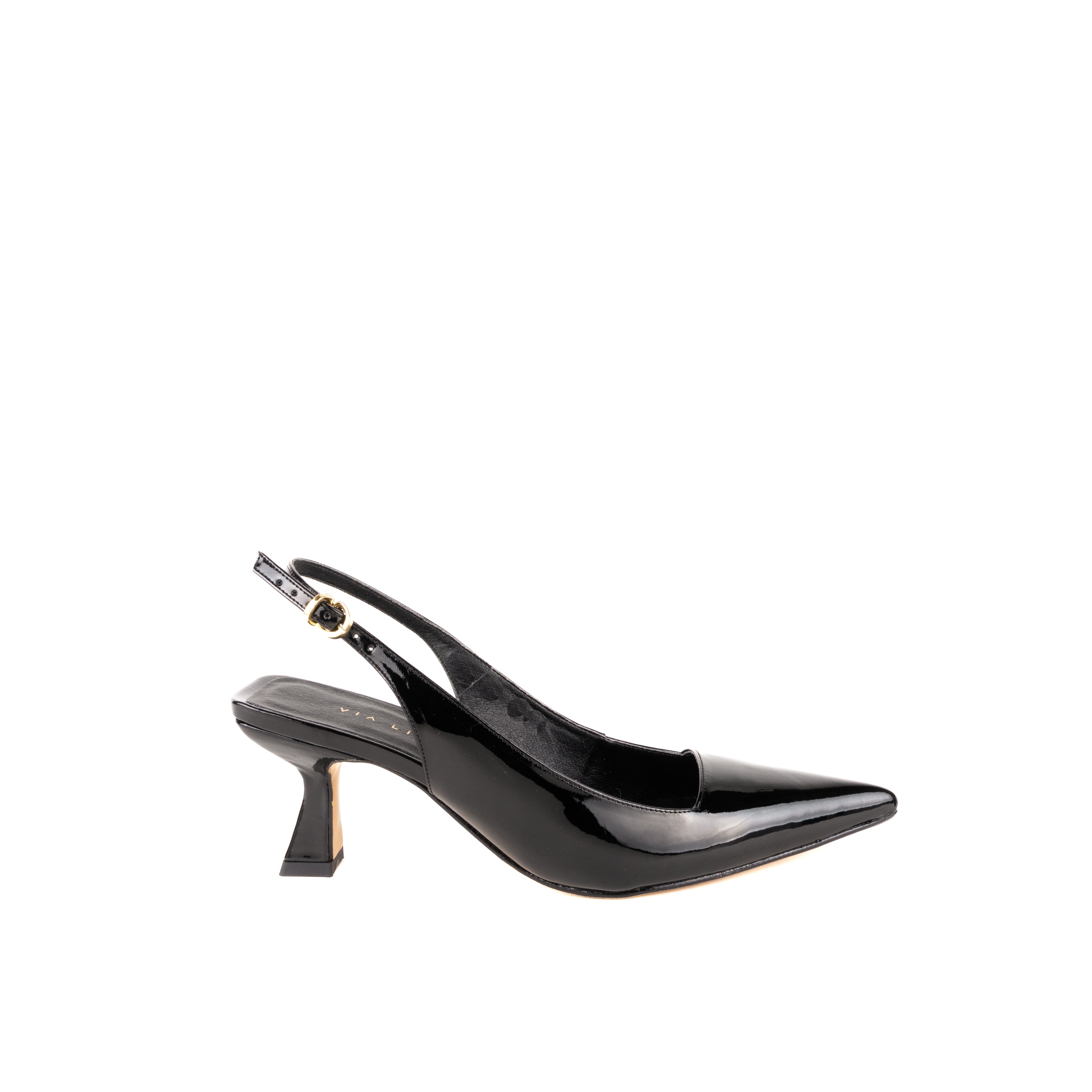 Zapatilla JANINE charol negro