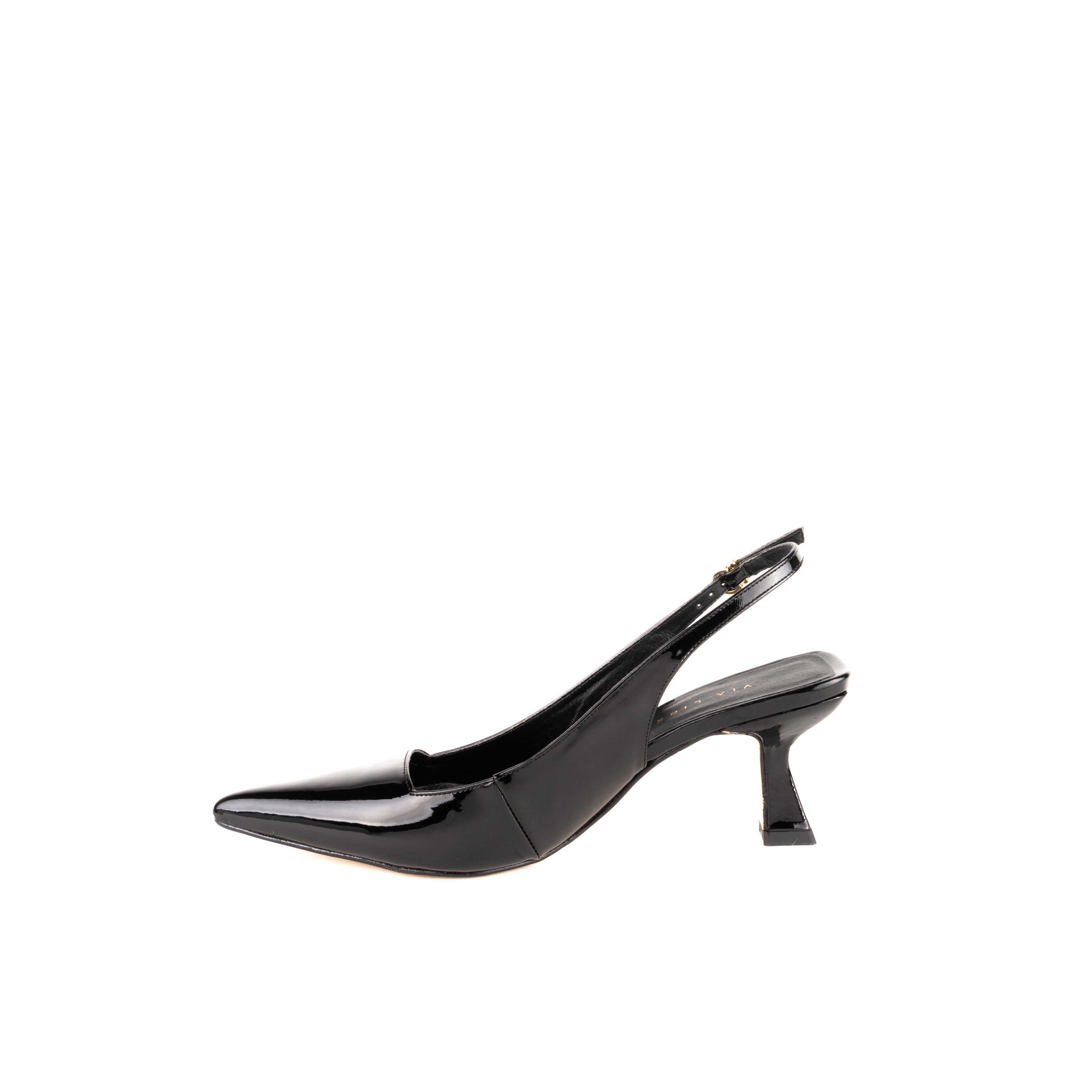 Zapatilla JANINE charol negro