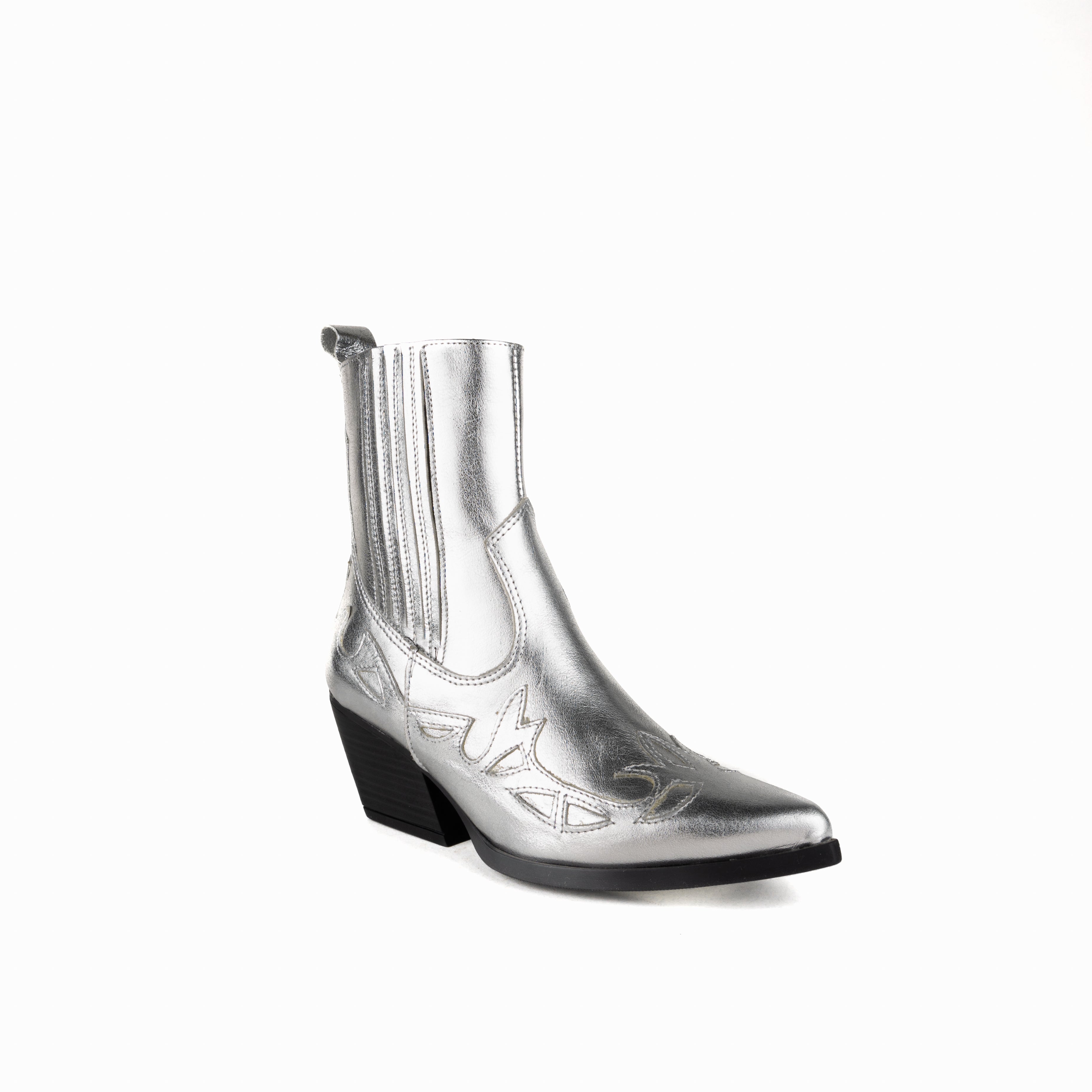Botin VALENTINA piel plata