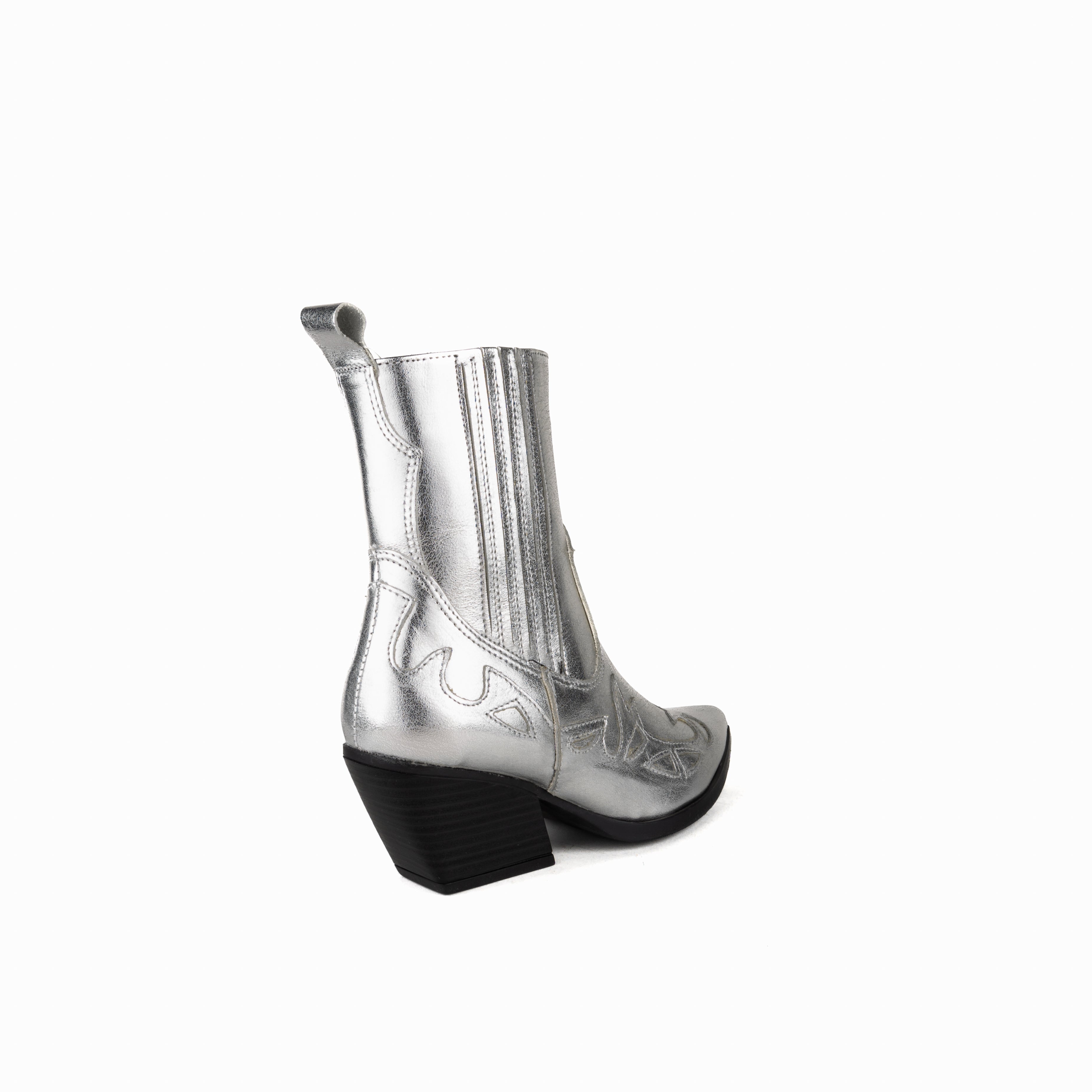 Botin VALENTINA piel plata