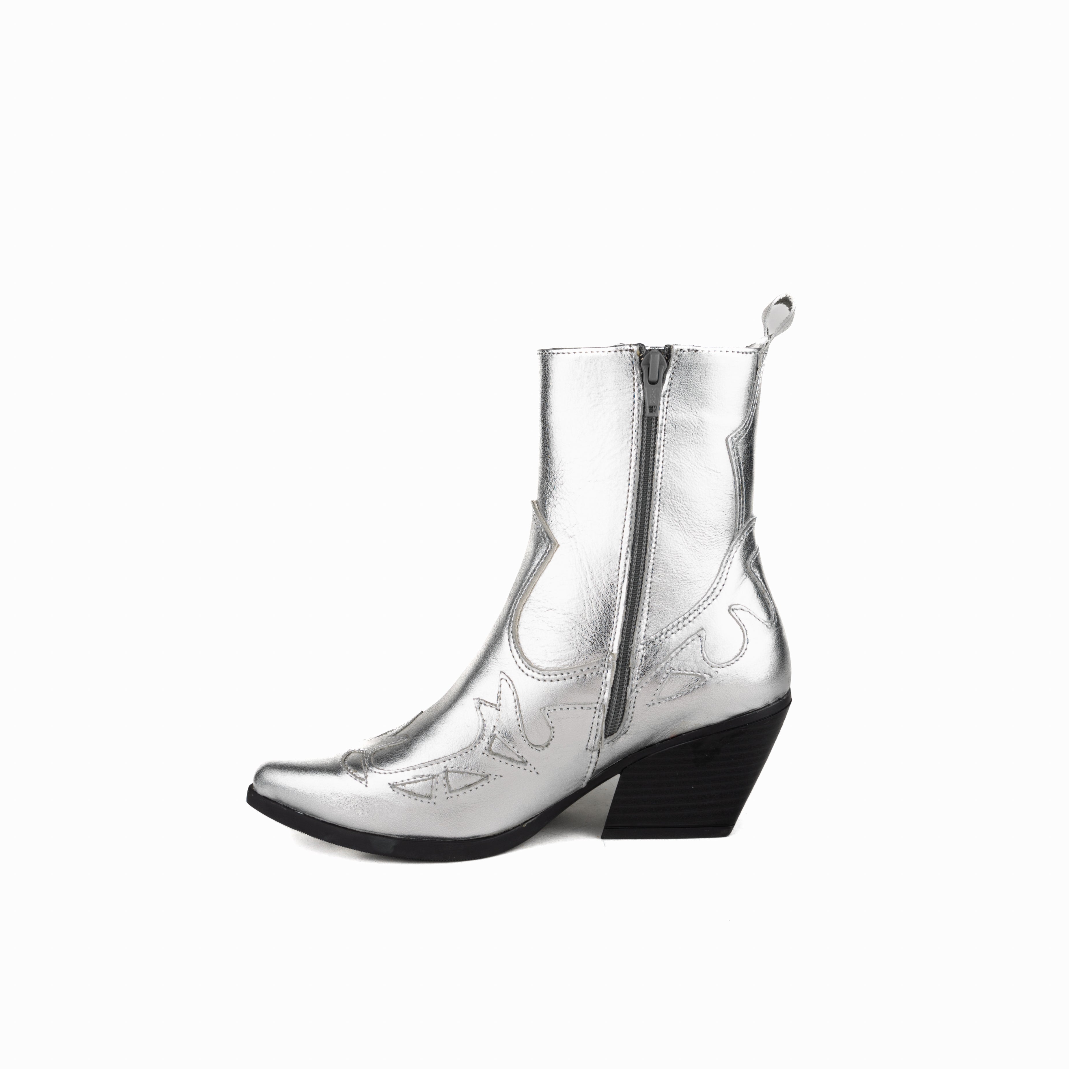 Botin VALENTINA piel plata