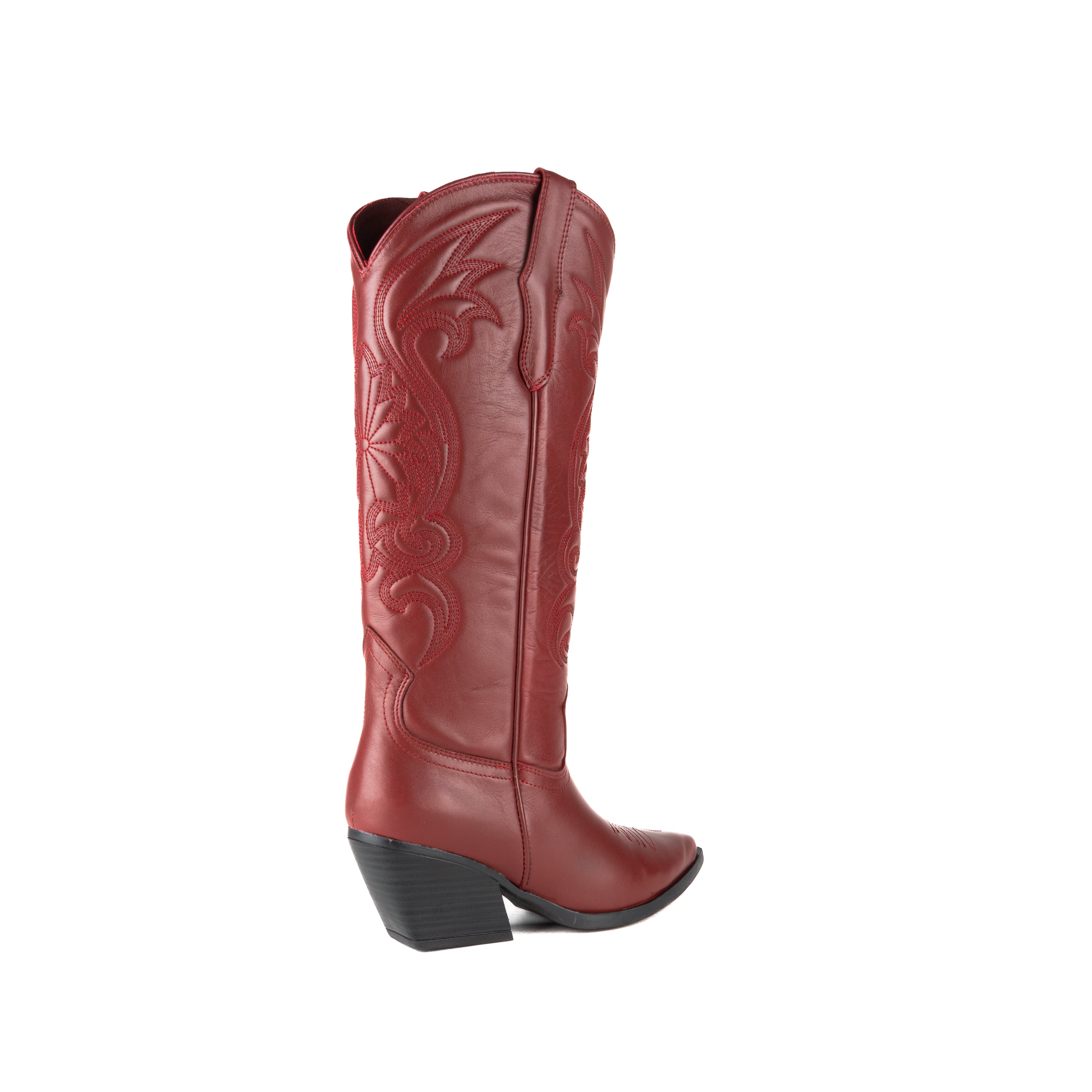 Bota SANDY piel cereza
