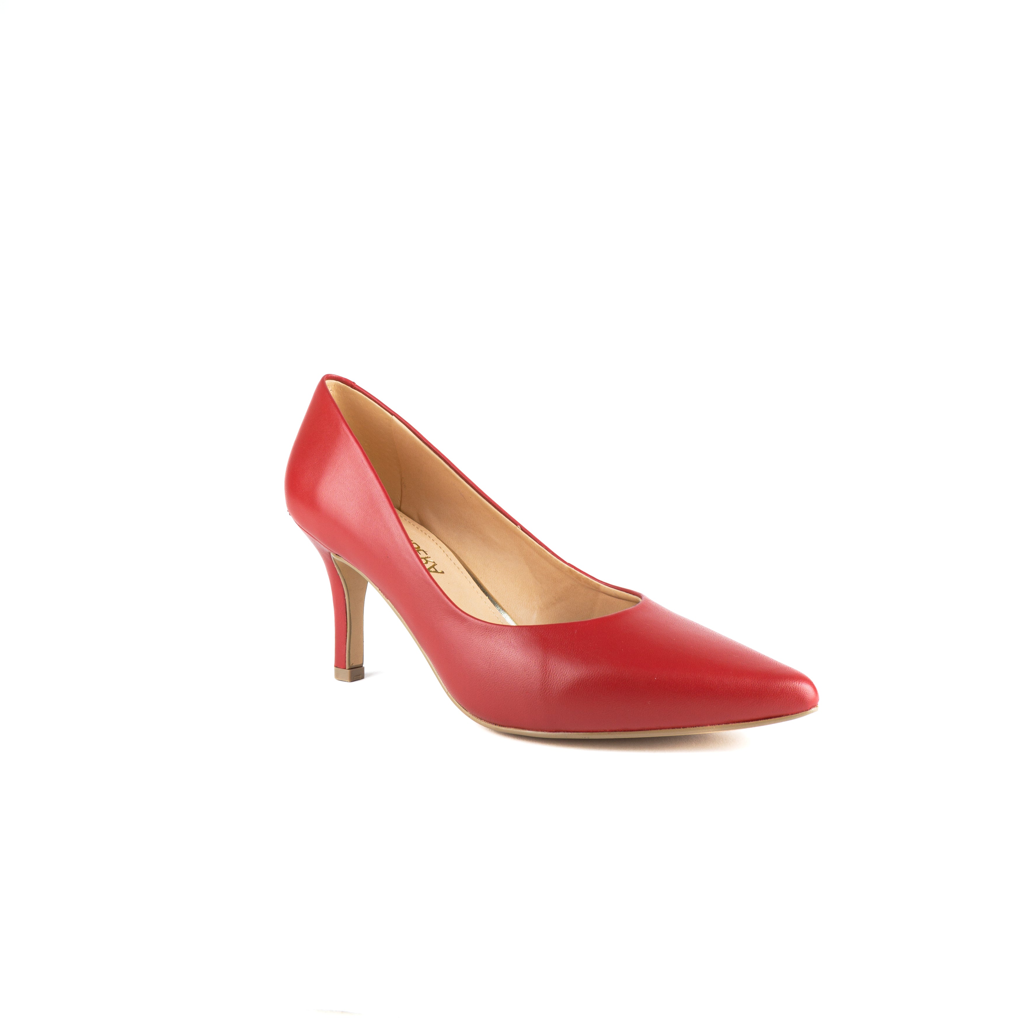 Zapatilla GLAM piel rojo