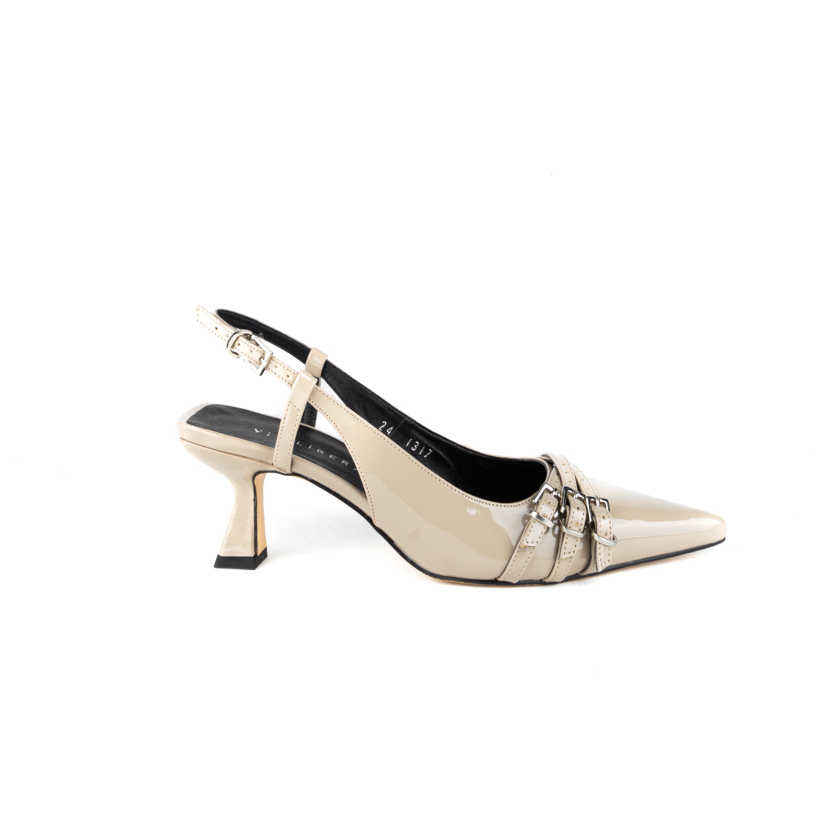 Zapatilla STRIPE charol clay