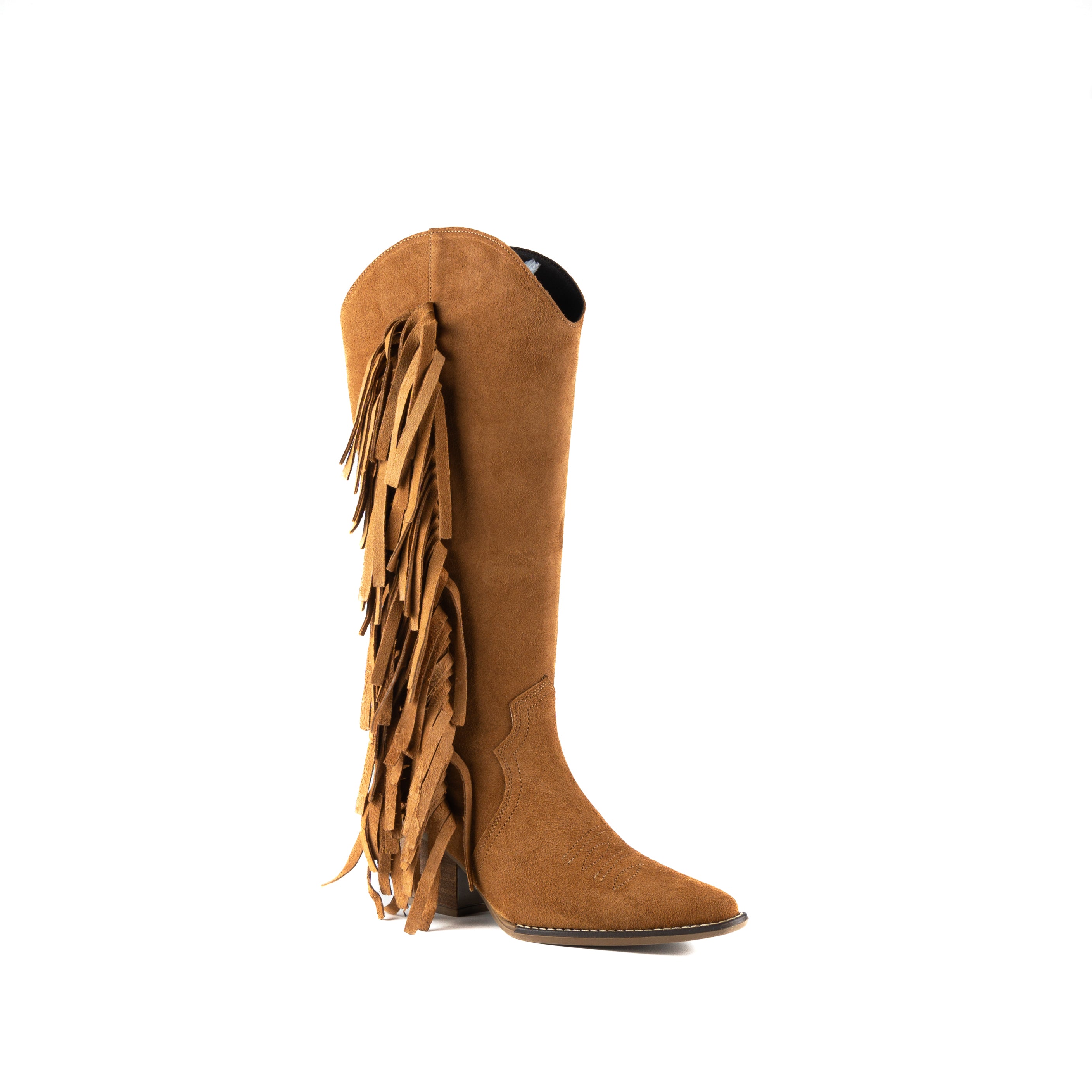 Bota COACHELLA gamuza miel