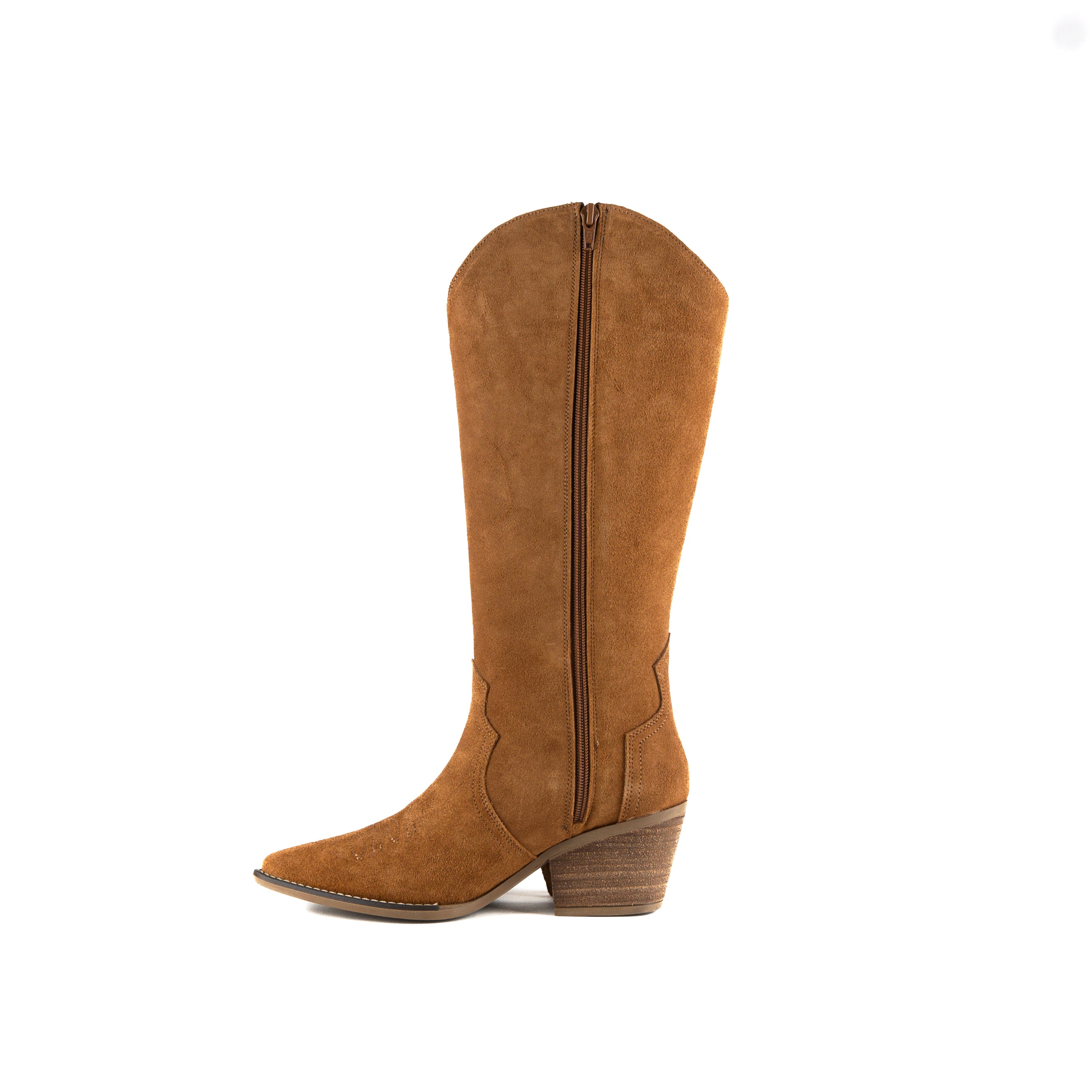 Bota COACHELLA gamuza miel