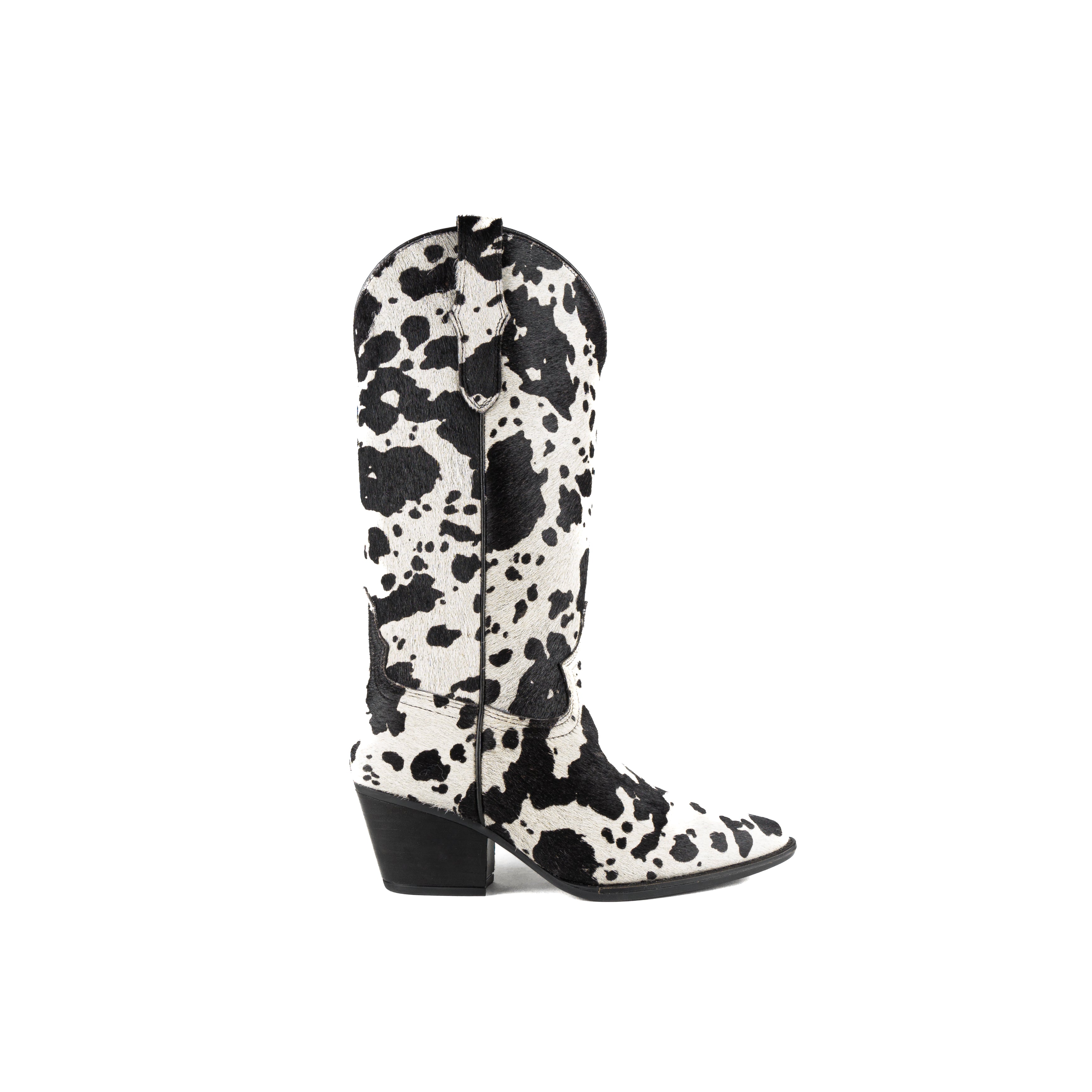 Bota piel TESS pelo negro